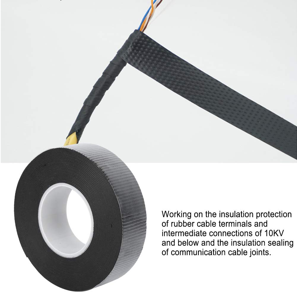 2Pcs High Voltage Insulation Tape 0.8mmx22mmx5yd - for Electrical Wiring & Repairs