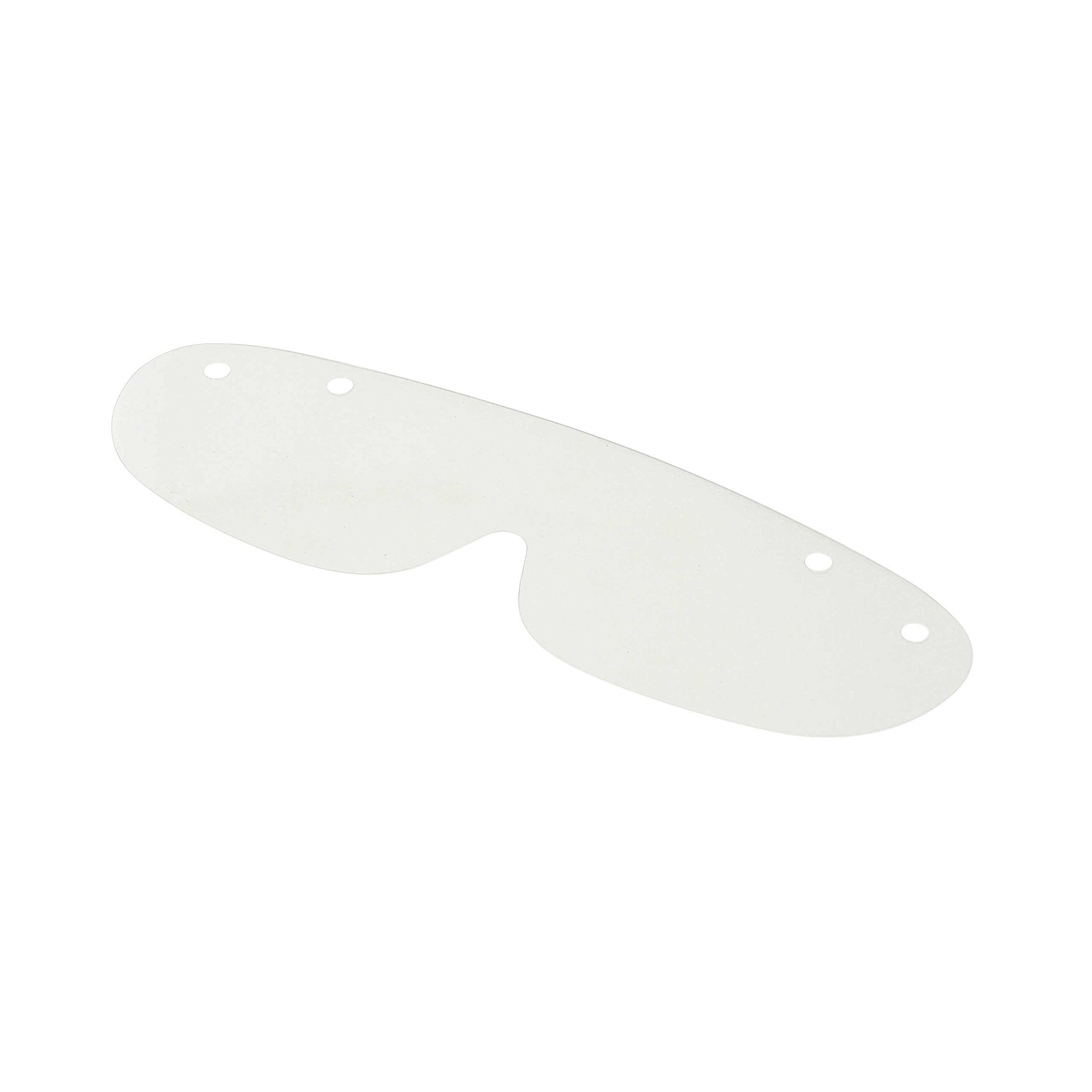 TIDIShield Assemble 'n Go Eye Shield Lenses (Case of 100) - Compatible with 9211-100 Frames - Protective Safety Eyewear - PPE Equipment for Medical, Dental Offices & Clinics - Clear Face Shield for Healthcare Workers, Pharmacies & Homecare Use (Model 9210-100)