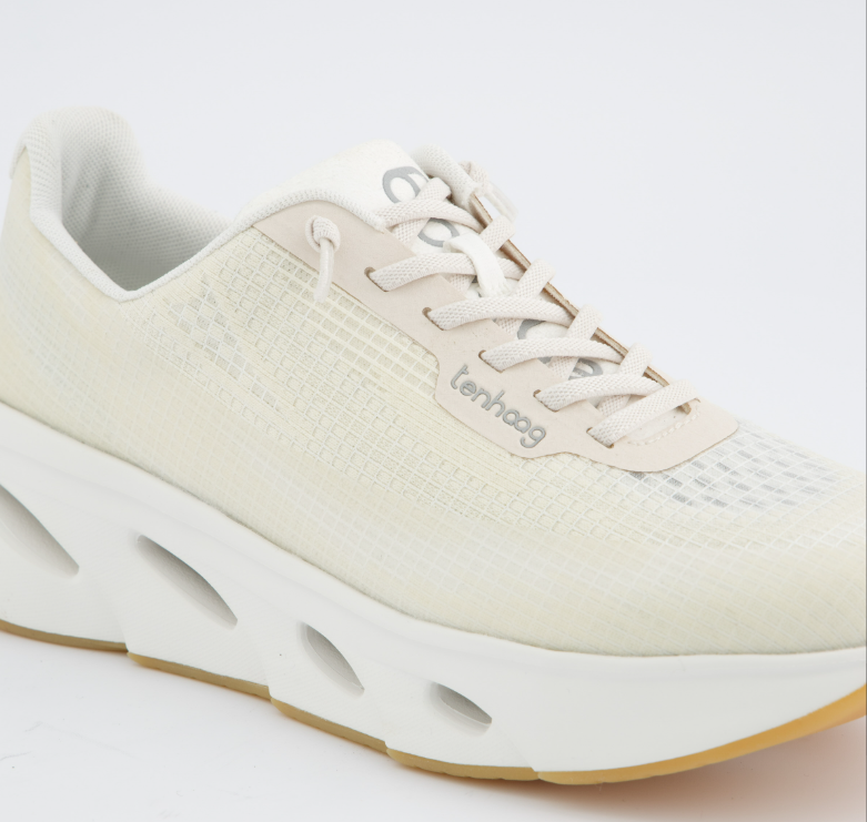 TENHAAG Comfortable Cream Slip-On Sneakers - Lightweight Casual Walking Shoes for Men & Women | Perfect for Gym, Travel & Everyday Wear