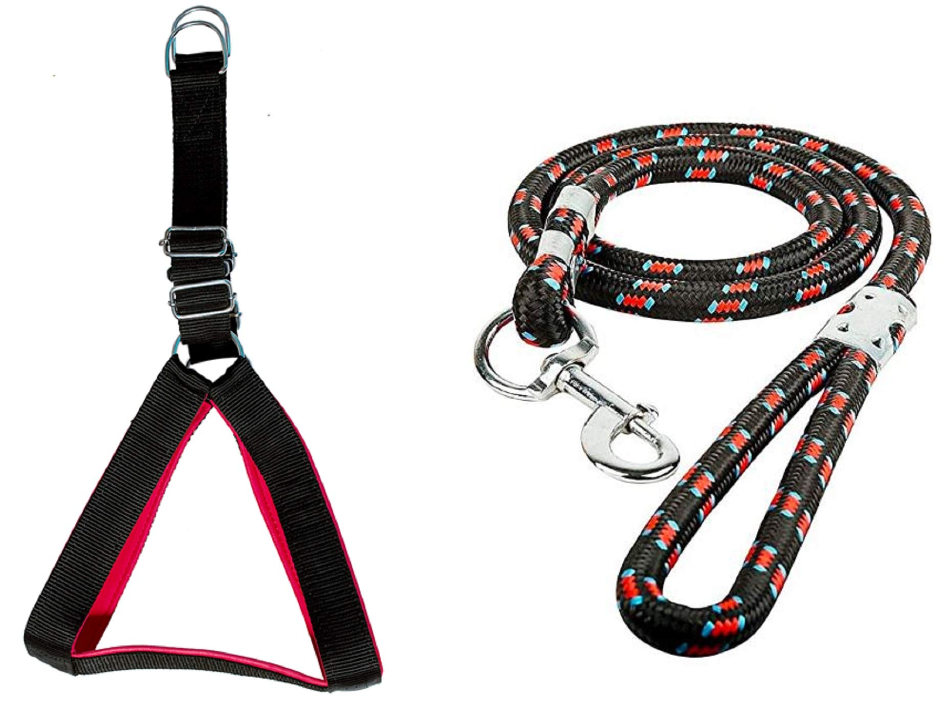 Tame Love™ Adjustable Dog Harness & Training Leash Set - Heavy Duty 18mm Chest Belt with Durable Cast Hook for All Breeds | Perfect for Walking, Training & Outdoor Adventures