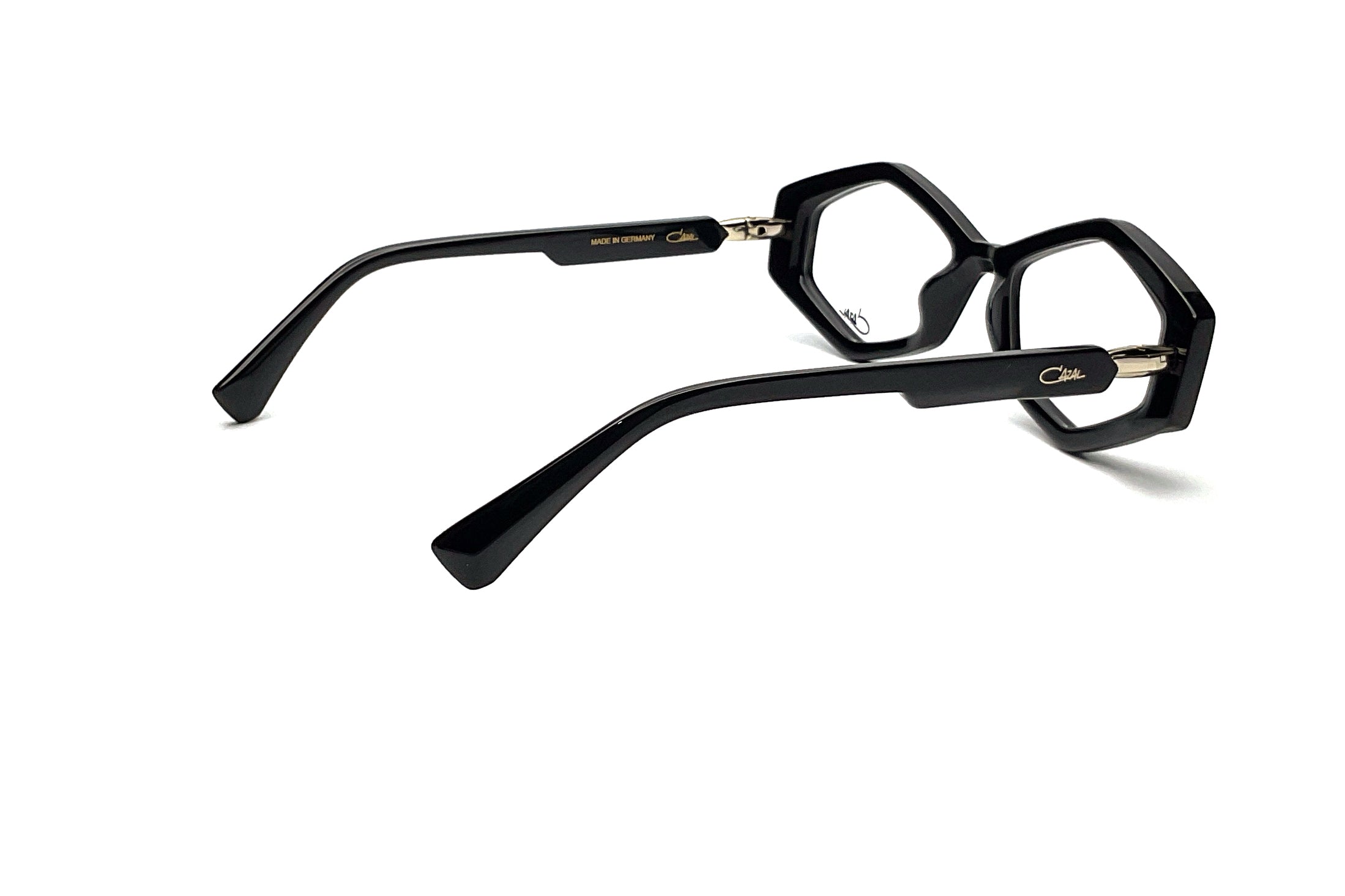 Cazal 5016 Black/Gold Aviator Sunglasses for Men - UV Protection, Retro Style, Perfect for Driving & Outdoor Activities