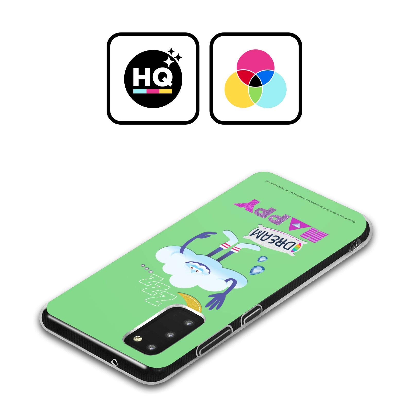 Head Case Designs Officially Licensed Trolls Dream Happy Cloud Soft Gel Case for Samsung Galaxy S21 FE 5G - Cute Protective Cover for Daily Use, Work & School