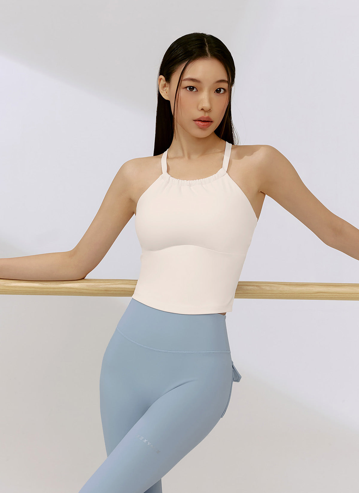 Black Label Power Rise Halter Neck Crop Top - Women's Fashion Workout & Summer Streetwear Top for Gym, Yoga, and Casual Outfits
