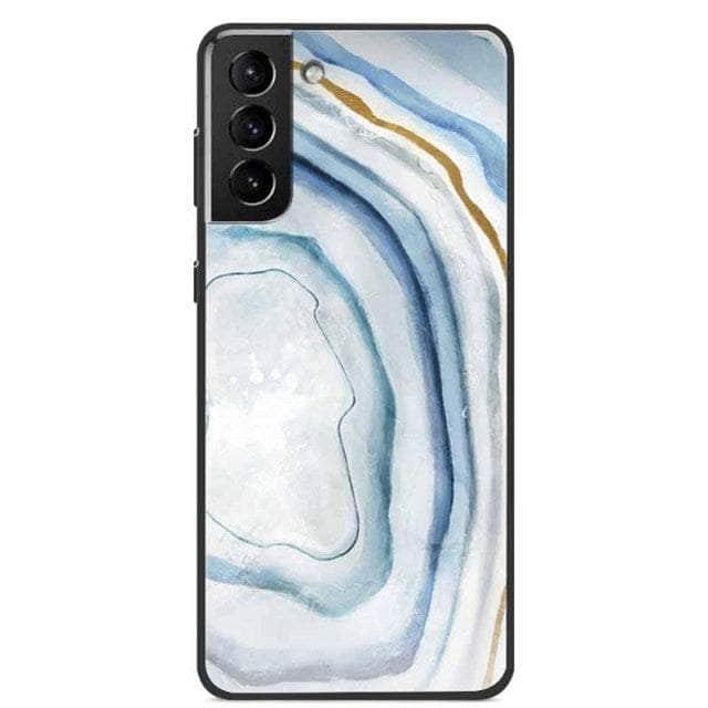 Premium Marble Soft Silicone Phone Case for Samsung Galaxy S22 - Slim Protective Cover with Anti-Slip Grip for Everyday Use & Travel