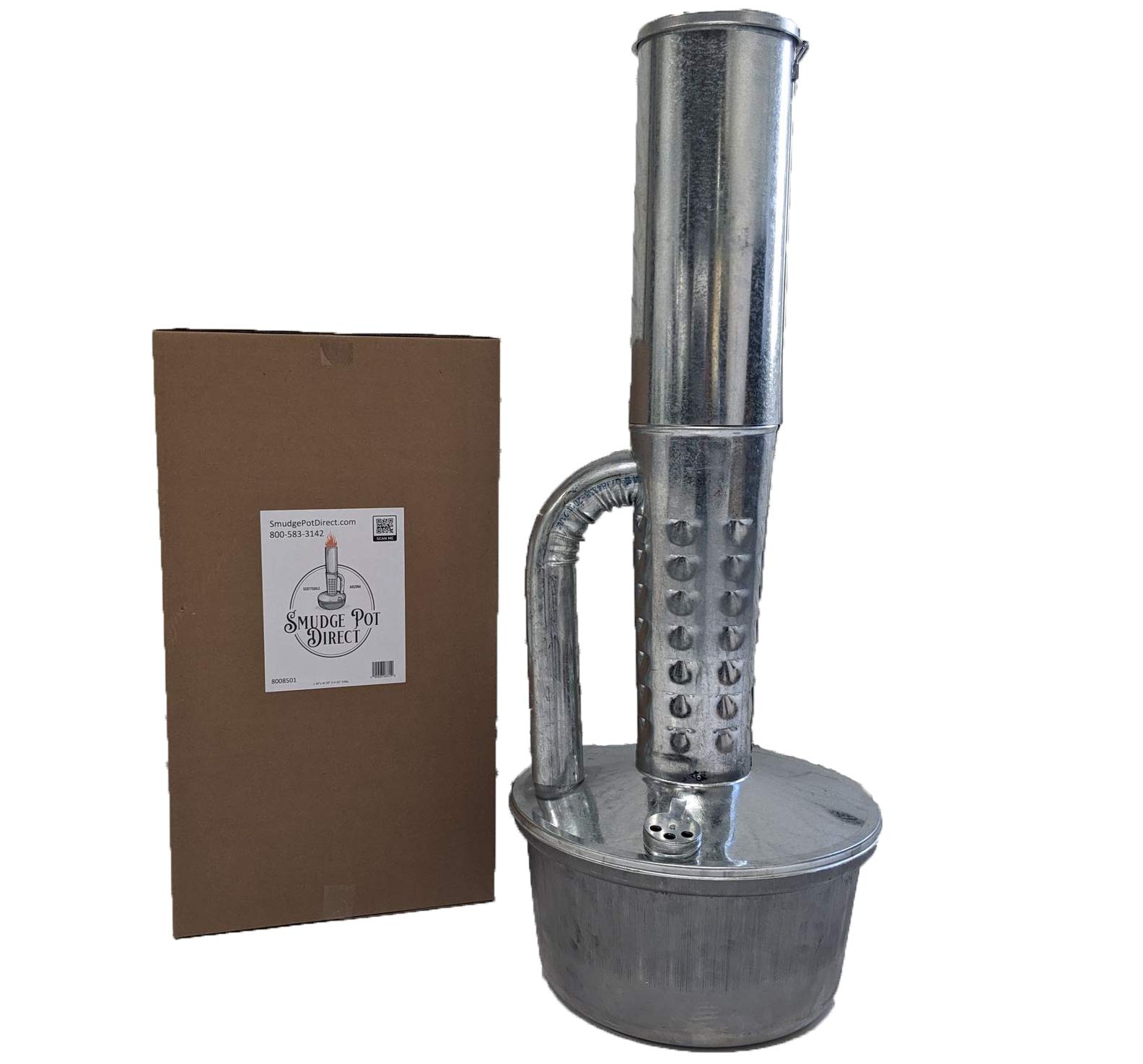 Smudge Pot Direct® Outdoor Heater - Diesel & Kerosene Fueled Patio Heater for Backyard, Garden, and Camping Warmth