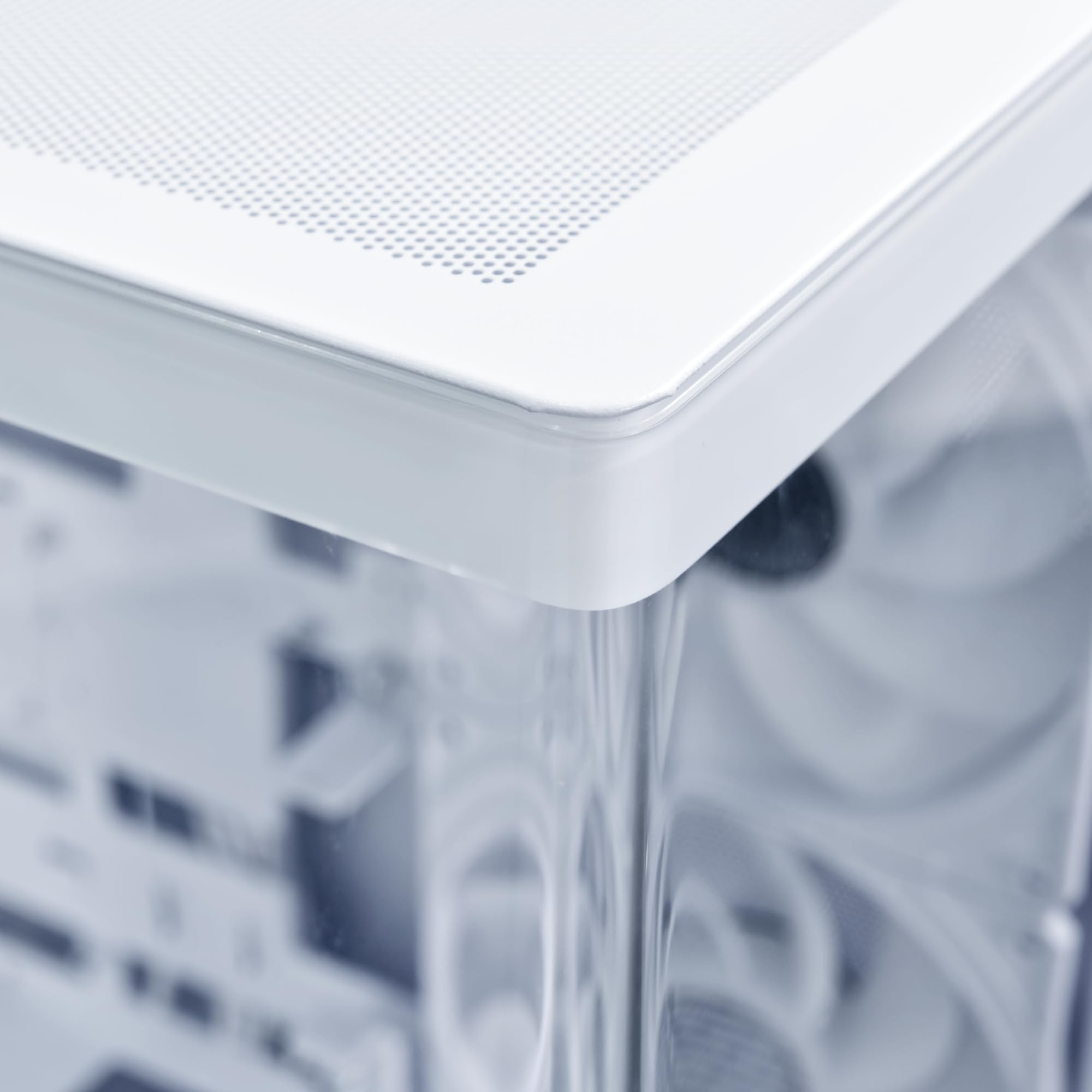 LIAN LI Mid-Tower ATX PC Case with 3 x 140mm ARGB Fans, Tempered Glass Front & Side Panels - Liquid Cooling Ready Gaming Computer Chassis (LL01 RGB - ATX - White) | Perfect for High-Performance Gaming PCs & Custom Water Cooling Builds