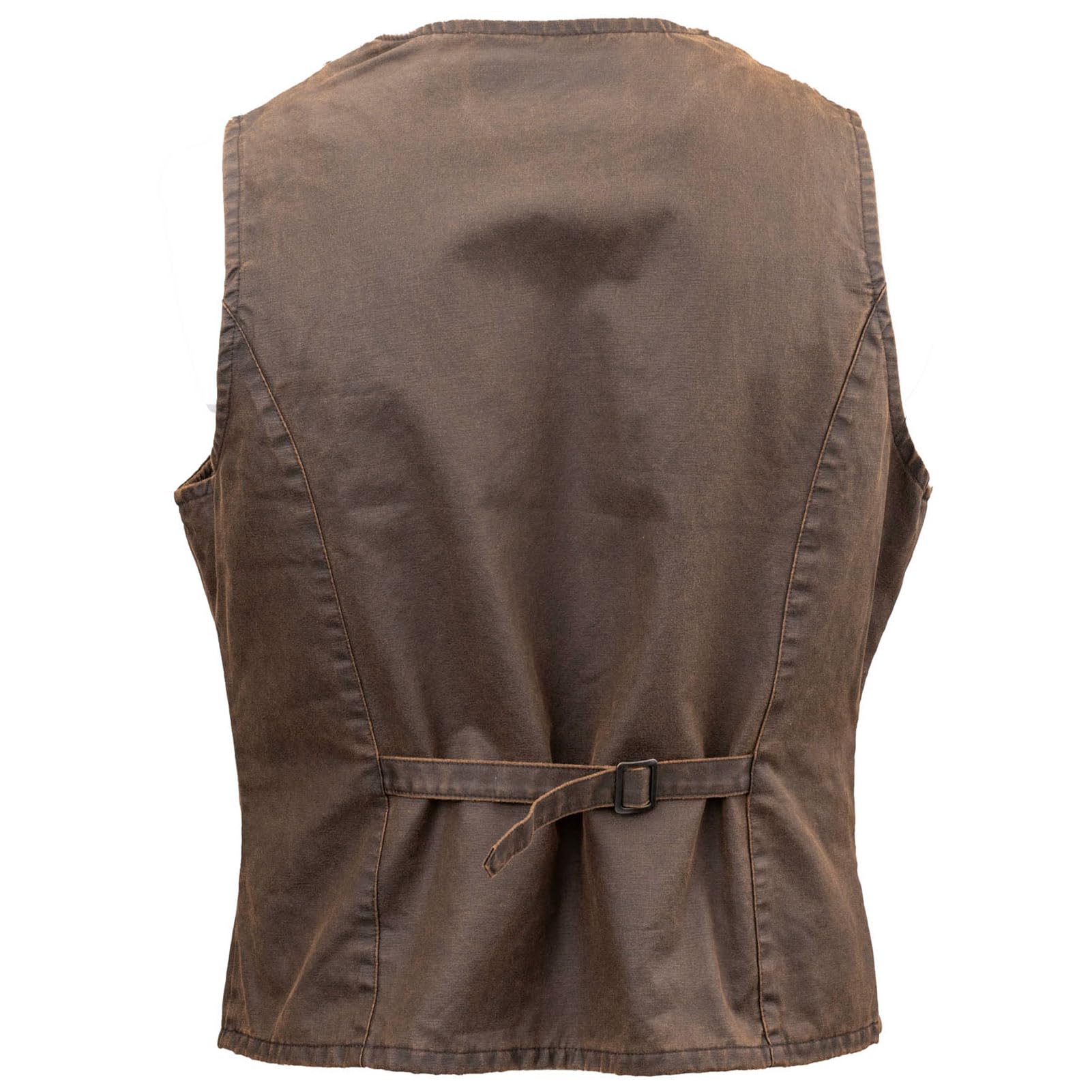 Outback Trading Company Men's Arkansas 2835 Vintage Western Vest - Casual Outdoor Canyonland Snap Front Jacket with Concealment Pocket for Hiking, Camping & Western Style Fashion