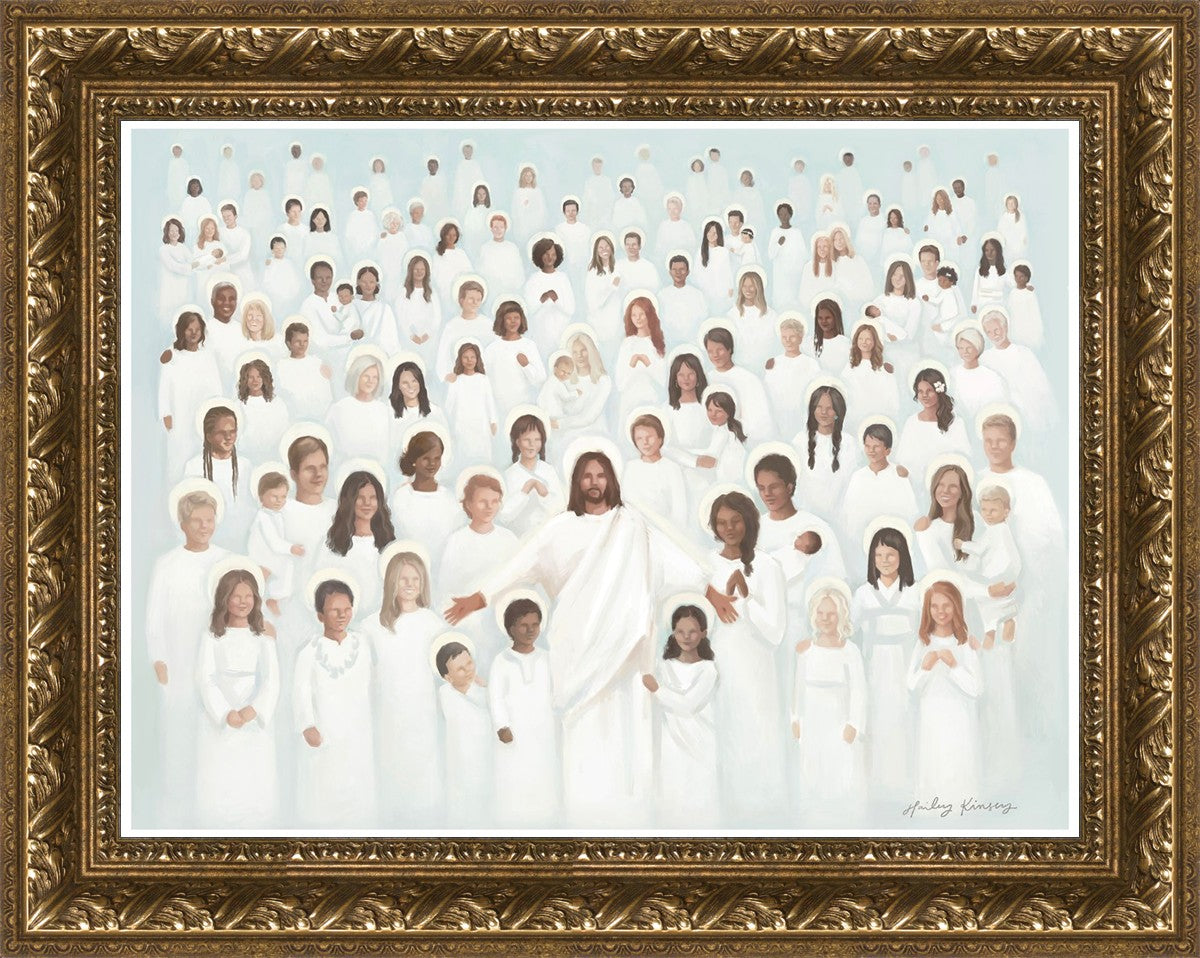 Body Of Christ By Hailey Kinsey - Inspirational Christian Wall Art for Home & Church Decor - Perfect for Living Room, Bedroom & Prayer Space