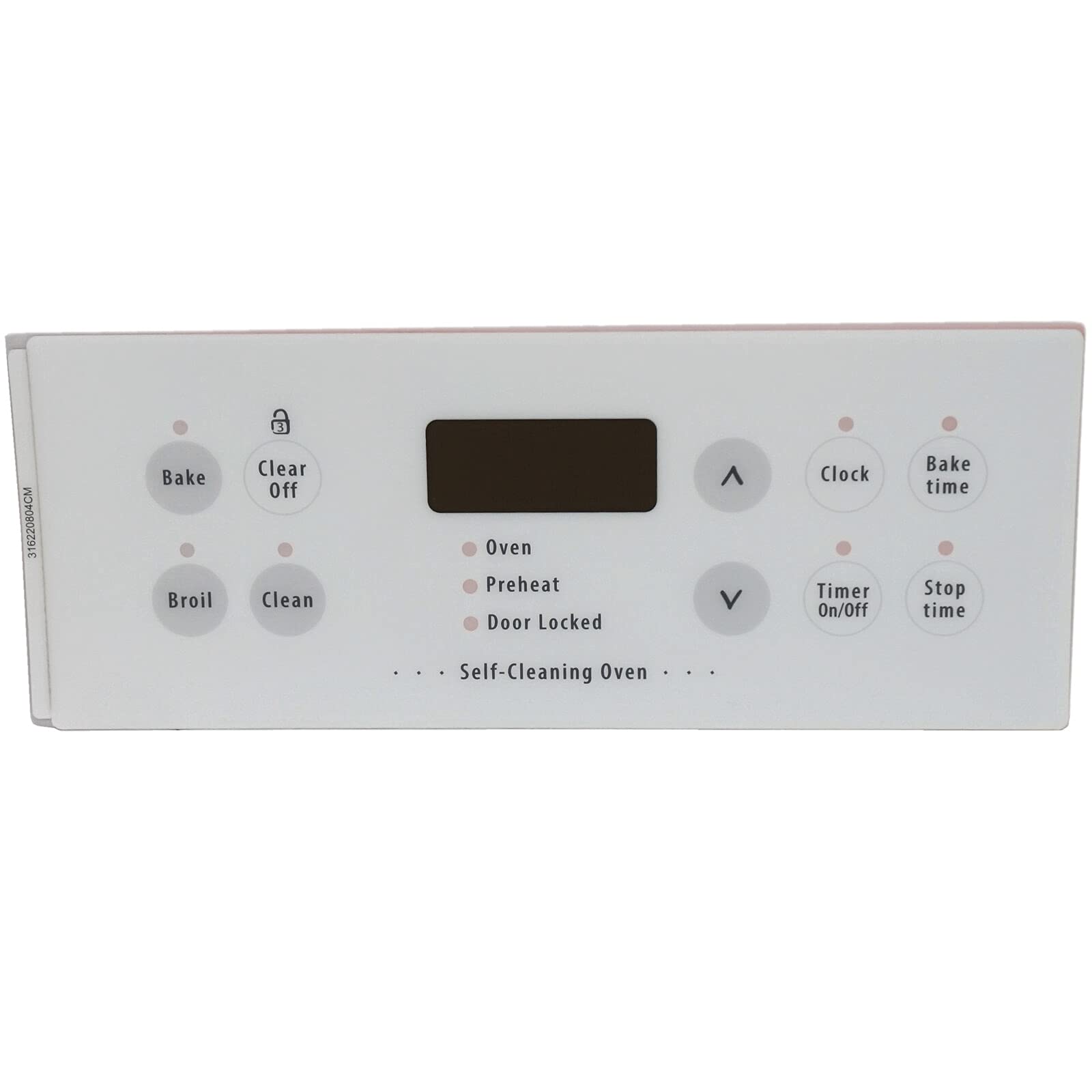 316220804 Oven Control Overlay Replacement for Frigidaire - White, Compatible with AP2126498 & PS439806 - Perfect for Kitchen Appliance Repair and DIY Home Improvement