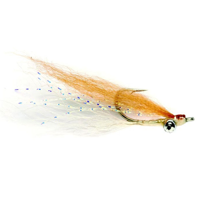 Fulling Mill Clouser Bone Tan Fly Fishing Lure - Premium Saltwater & Freshwater Flies for Bass, Trout, and Striped Fishing - Perfect for Fly Fishing Enthusiasts and Anglers