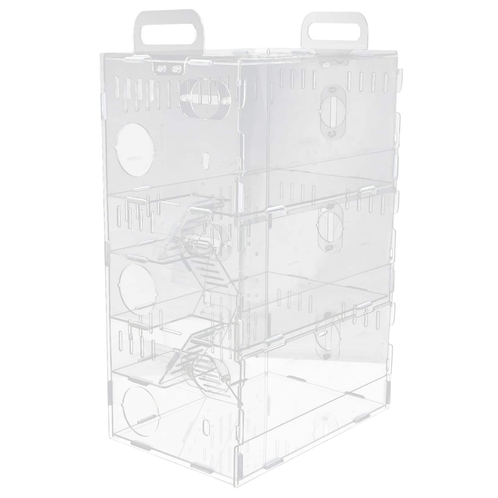 1pc Small Pet Cage for Hamsters, Chinchillas & Small Animals - Portable Hamster House, Nest & Villa Cage with Ventilation - Perfect for Home, Office, or Travel Use