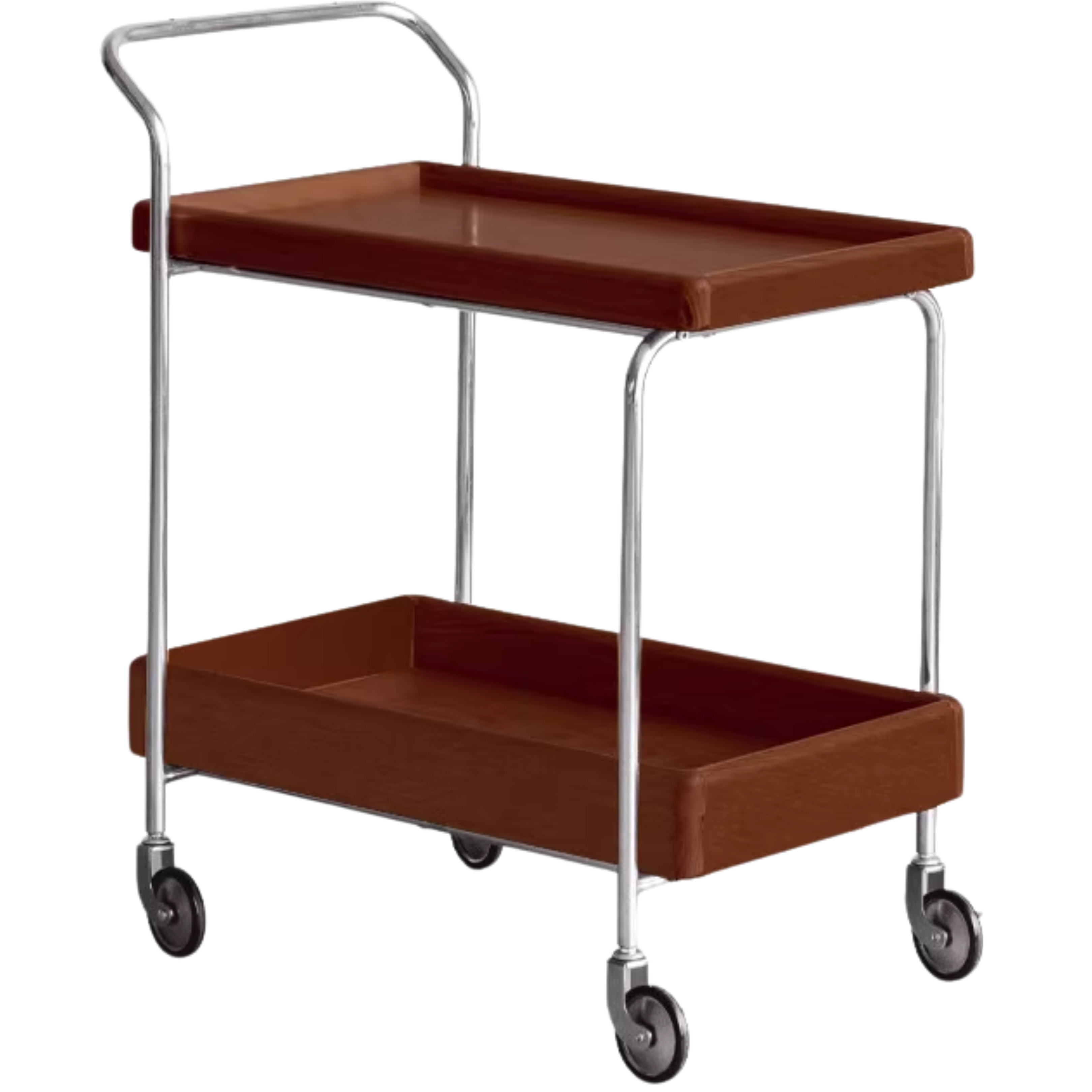 24.9x15x28.9 inch /63.25x38.2x73.5 сm / Teak Color / Poplar side table