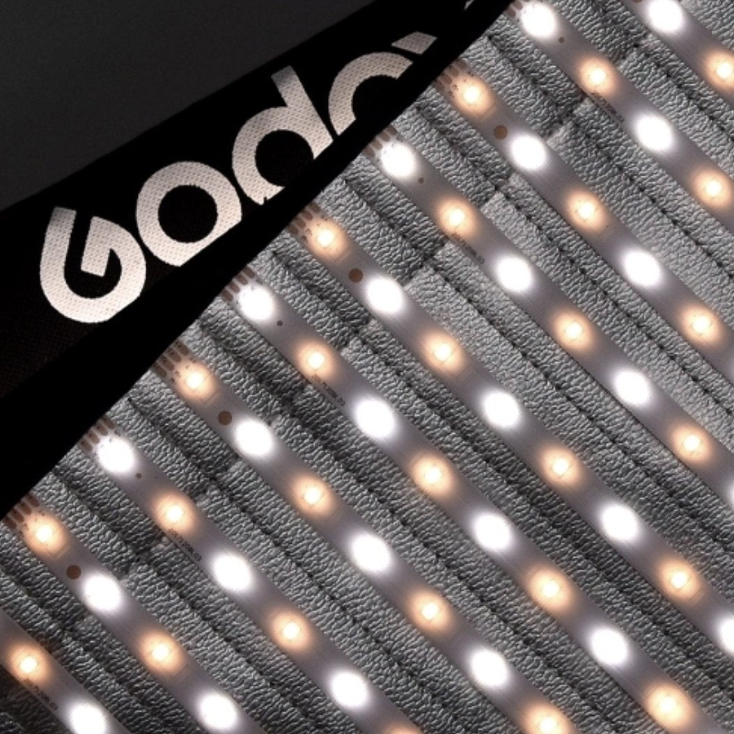 Godox FL150S 150W Bi-Color LED Video Light (3300K-5600K) - Foldable & Flexible Continuous Lighting for Photography, Videography, YouTube & Studio Use