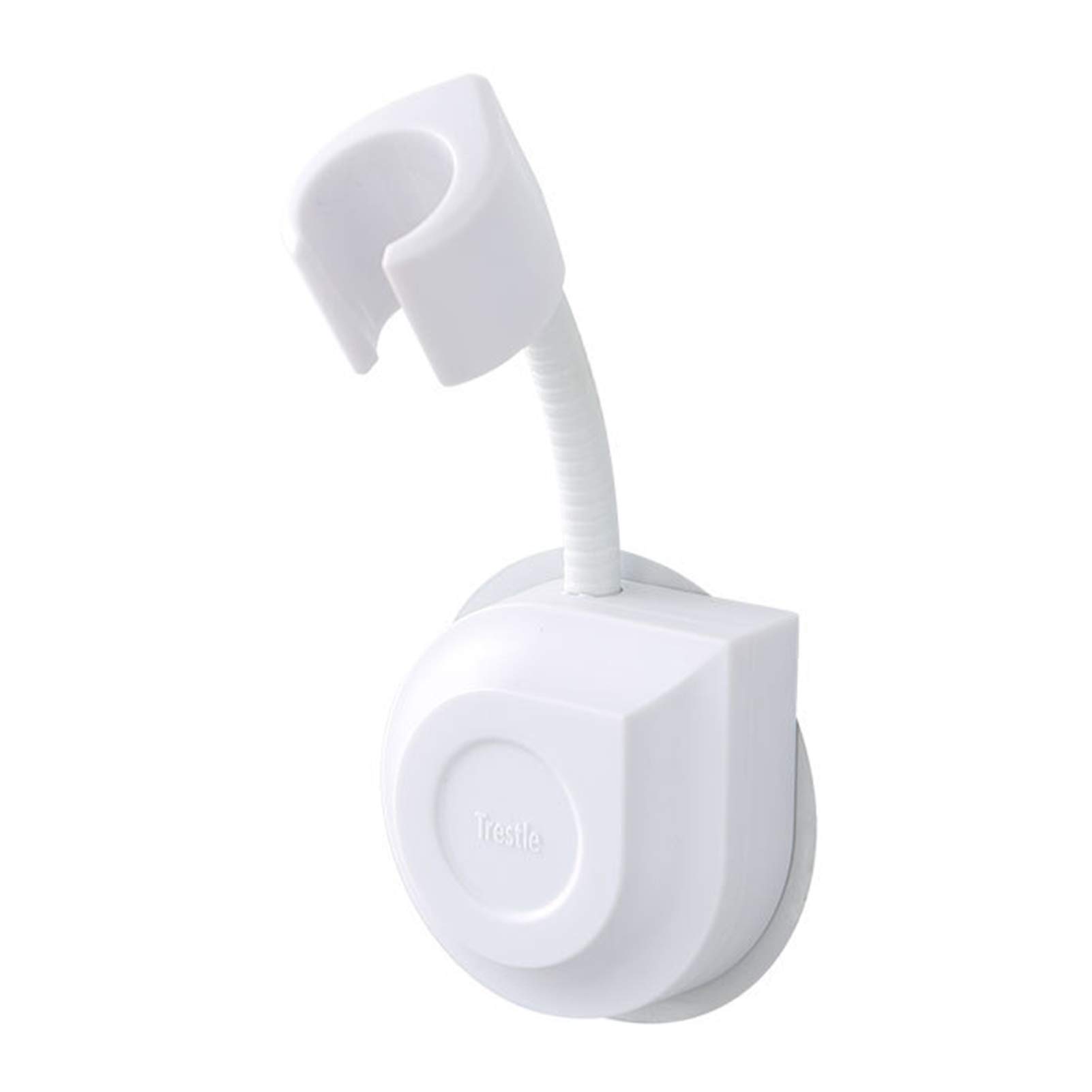 NUZYZ Adjustable Handheld Shower Head Holder - Universal Shower Wand Bracket with Punch-Free Installation - Perfect for Bathroom, Spa & RV Showers