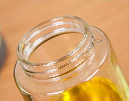 KUNYA® Automatic Opening & Closing Glass Oil Dispenser Bottle - Leak-Proof Kitchen Oil Cruet for Olive Oil, Vinegar & Seasonings (1-Pack) - Perfect for Cooking, Salad Dressing & Baking