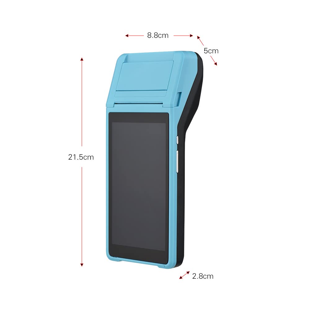 Wireless Handheld PDA Printer with Smart POS Terminal - Bluetooth, WiFi, USB OTG & 3G Connectivity - Portable Receipt Printer for Retail, Restaurant & Mobile Payment Businesses