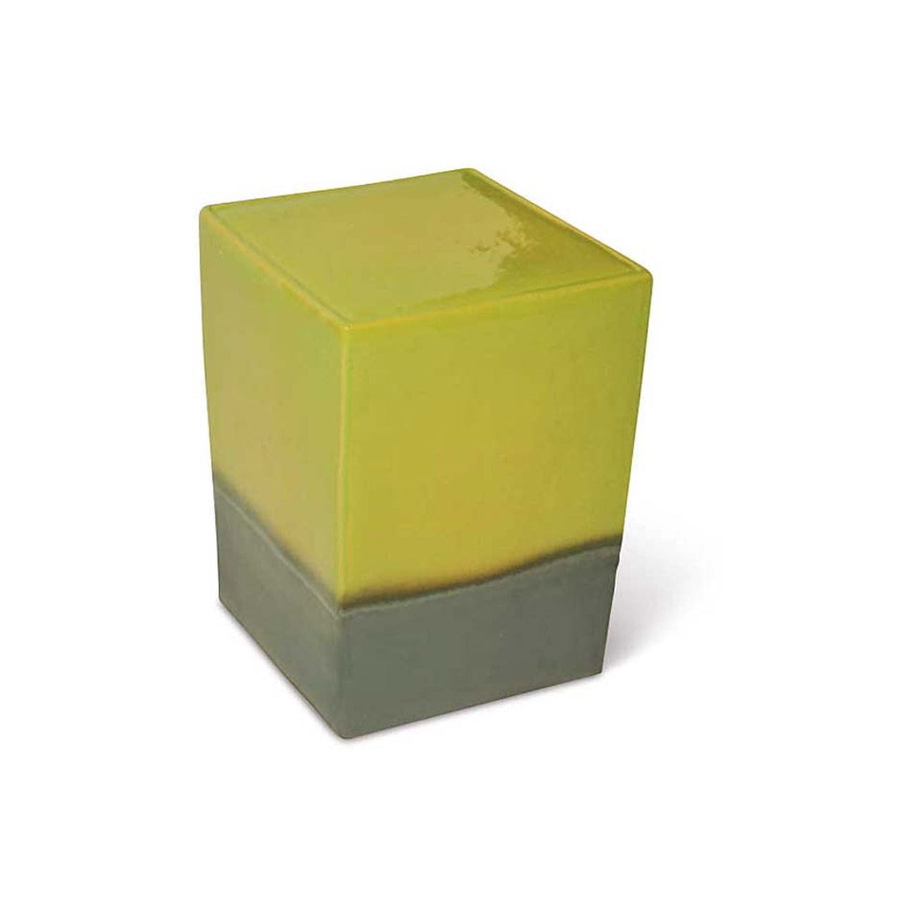 Premium Ceramic Square Cube Set of 2 - Handcrafted Dual Glaze Home Decor for Modern Living Rooms & Office Desks | Elegant Display Piece for Coffee Tables, Bookshelves, and Minimalist Interiors