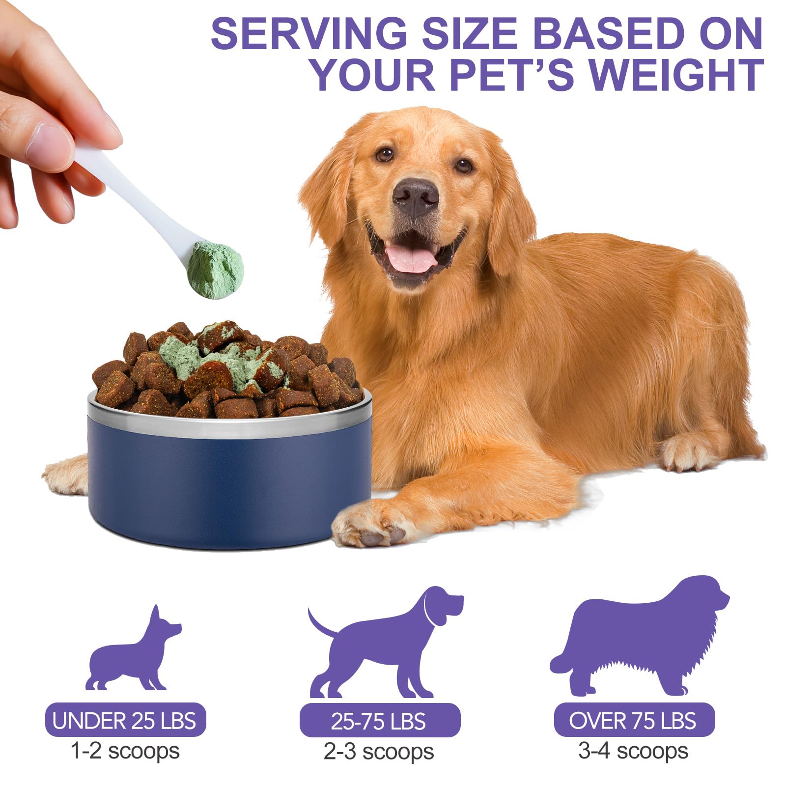 **Natural Dog Dental Powder for Fresh Breath & Teeth Cleaning - Plaque & Tartar Remover for Small, Medium & Large Dogs - Easy-to-Use Oral Care Solution for Daily Use at Home**    *(Use Case: Helps maintain your dog's dental hygiene, freshens breath, and reduces plaque buildup for healthier teeth and gums.)*