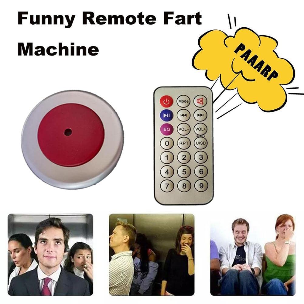 SHOUD April Fools' Day Prank - Remote Control Fart Machine Toy, Funny Gag Gift with Realistic Sound Effects | Perfect for Office Pranks, Birthday Surprises & Family Gatherings