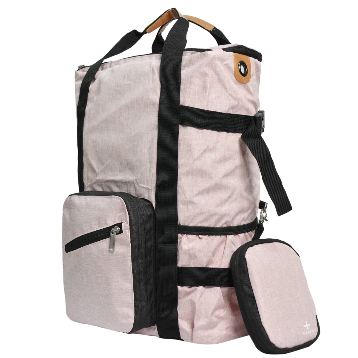 BEMYGREENBAG Foldable Waterproof Hiking Backpack - Lightweight Travel Daypack for Swimming, Yoga, Outdoor Activities (Pink) | Perfect for Gym, Beach, Camping & Daily Use