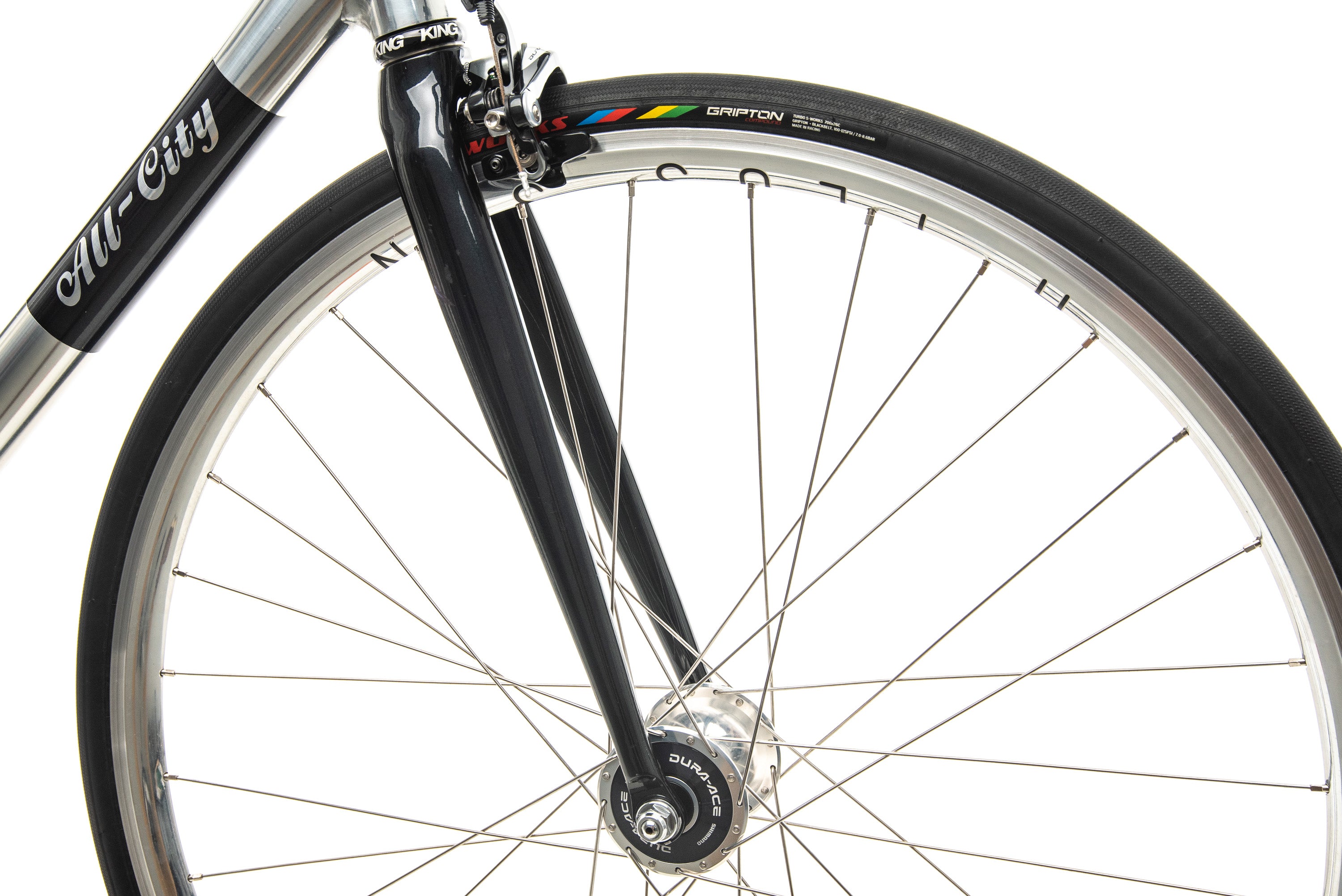 All City Thunderdome Track Bike 2017 - 52cm Fixed Gear Urban Commuter Bike for City Riding & Fitness Training