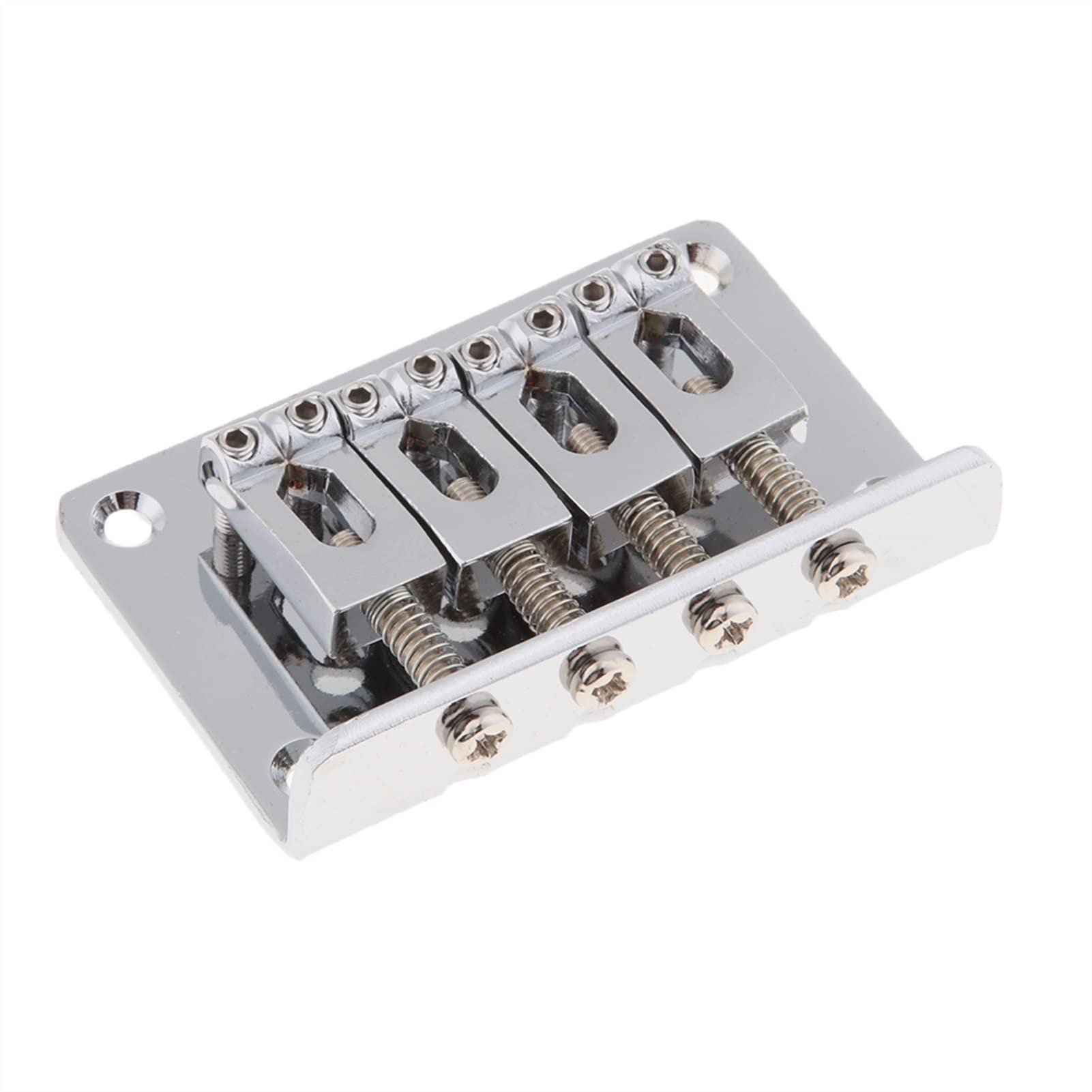 4-String Electric Guitar Fixed Bridge Tailpiece Gold - Replacement Parts Set for Guitar Repair & Upgrade | Perfect for DIY Guitar Maintenance & Professional Setup