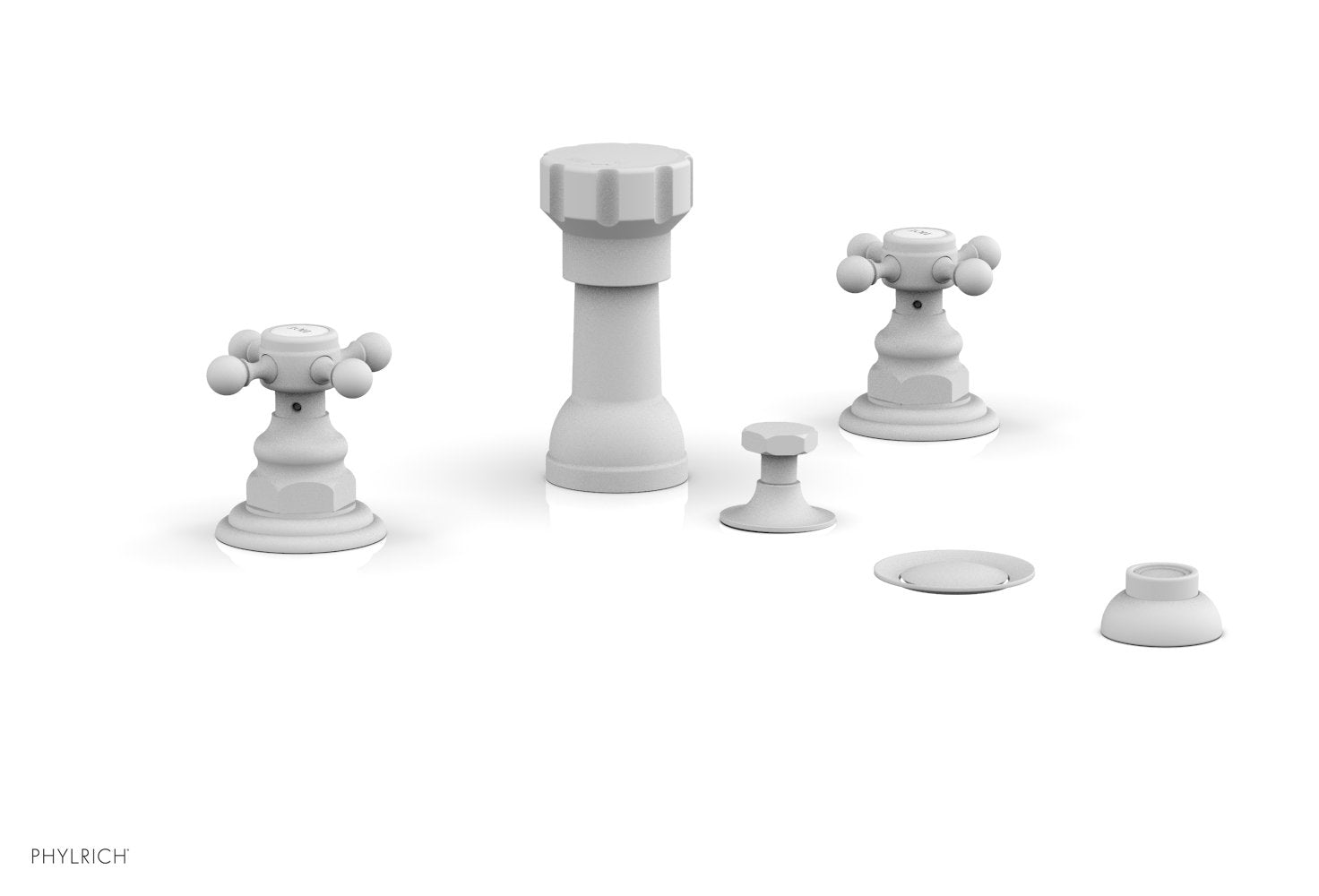 HEX TRADITIONAL 4-Hole Bidet Set - 500ml Water Capacity, 60mm Hole Spacing - Perfect for Bathroom Upgrades & Hygienic Cleaning