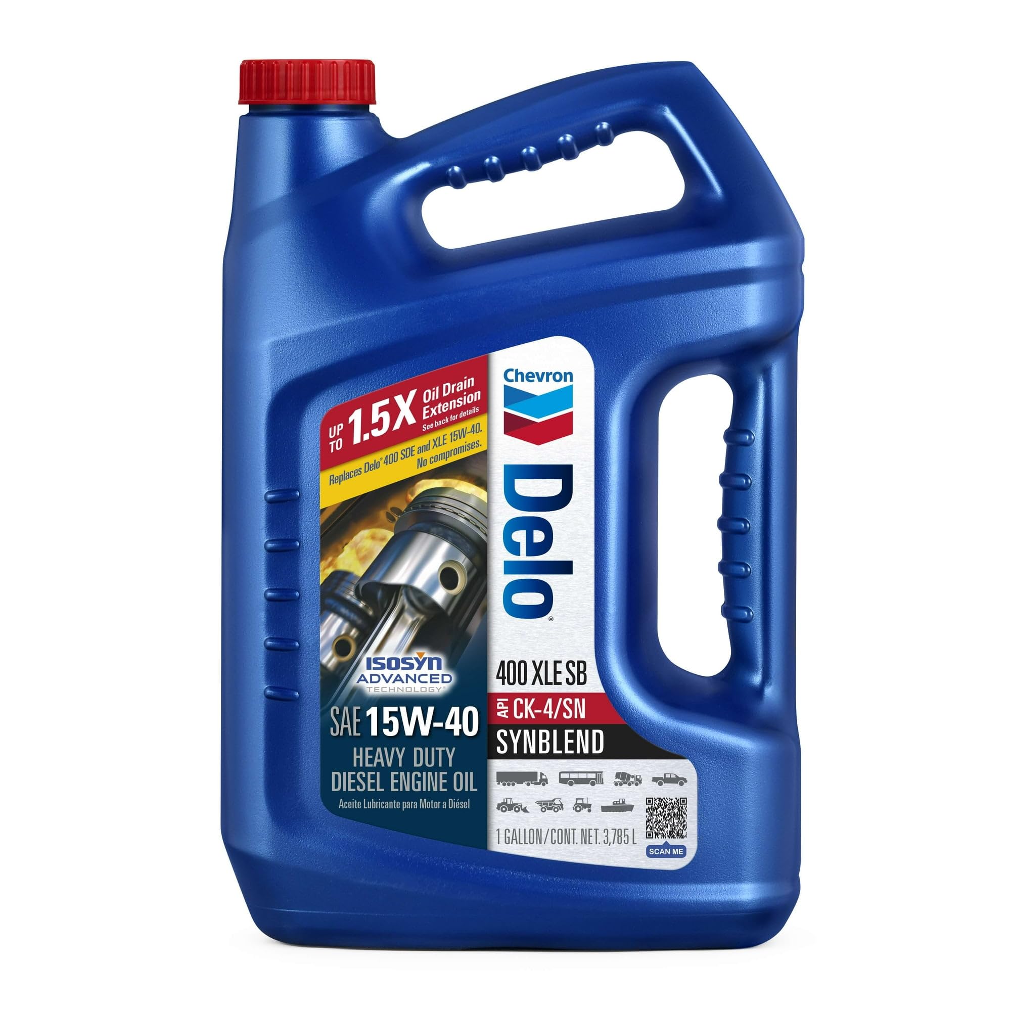 Delo GAL 15W-40 Heavy Duty Diesel Engine Oil - Premium Lubricant for Trucks, SUVs & Commercial Vehicles | Ideal for High Mileage & Extreme Temperature Conditions