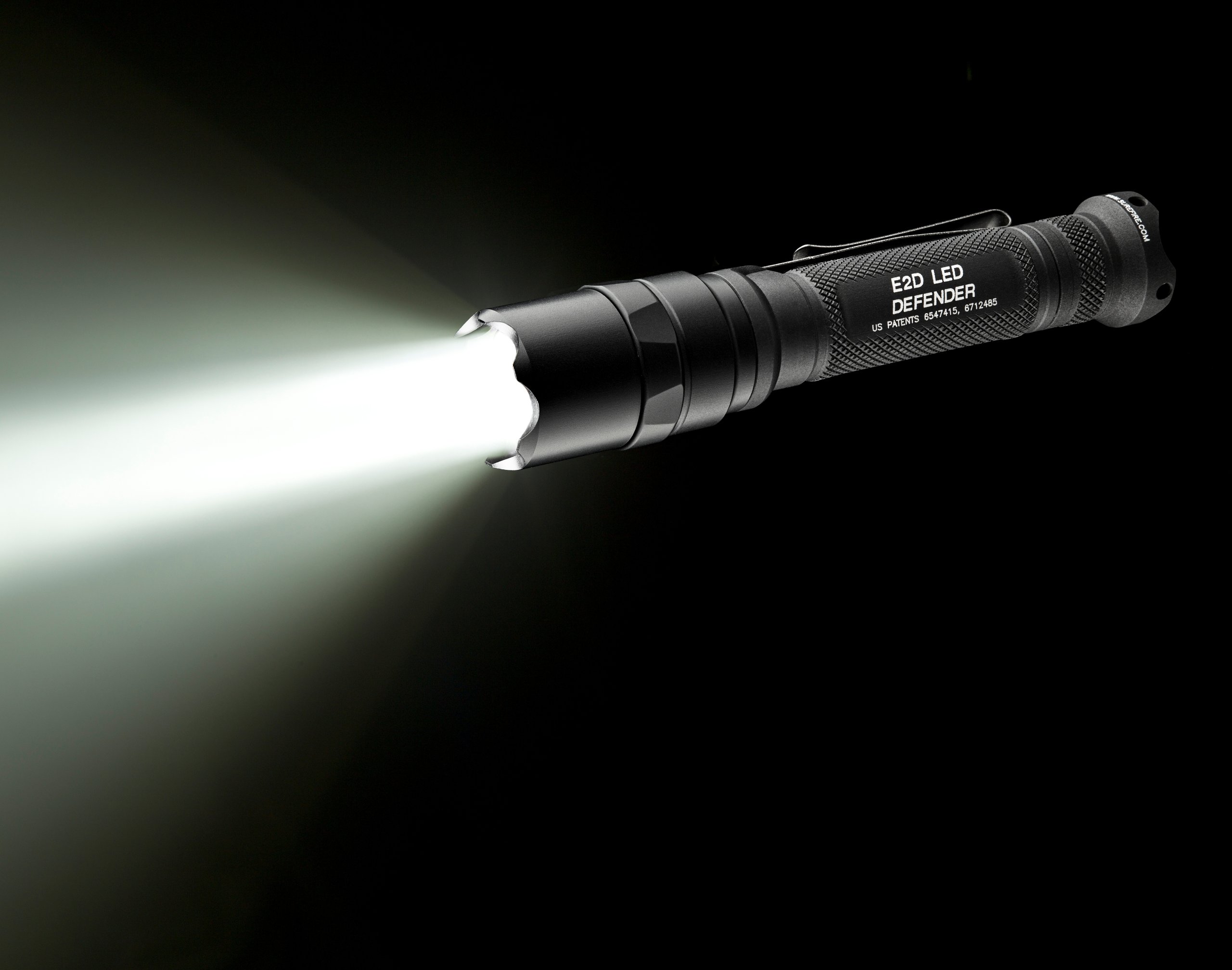 SureFire Defender Series LED Flashlight with Strike Bezel - Tactical Self Defense & Emergency Light for Camping, Hiking, Home Security & Outdoor Adventures