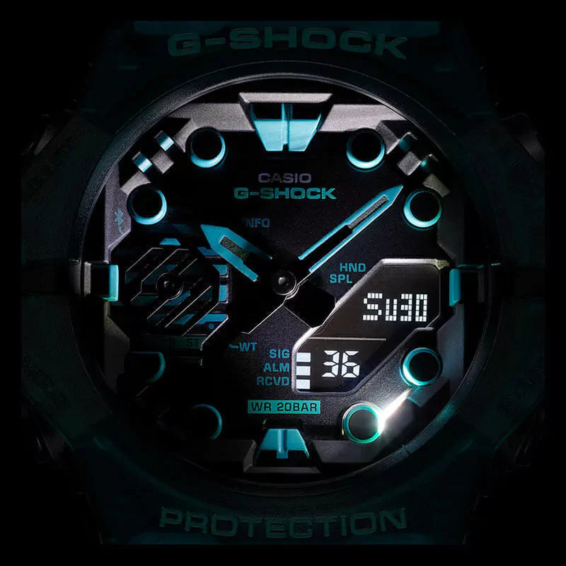 Casio G-Shock GA-B001G-2A Digital Sport Watch for Men - Shock Resistant, Waterproof, Solar Powered - Ideal for Outdoor, Sports & Daily Wear