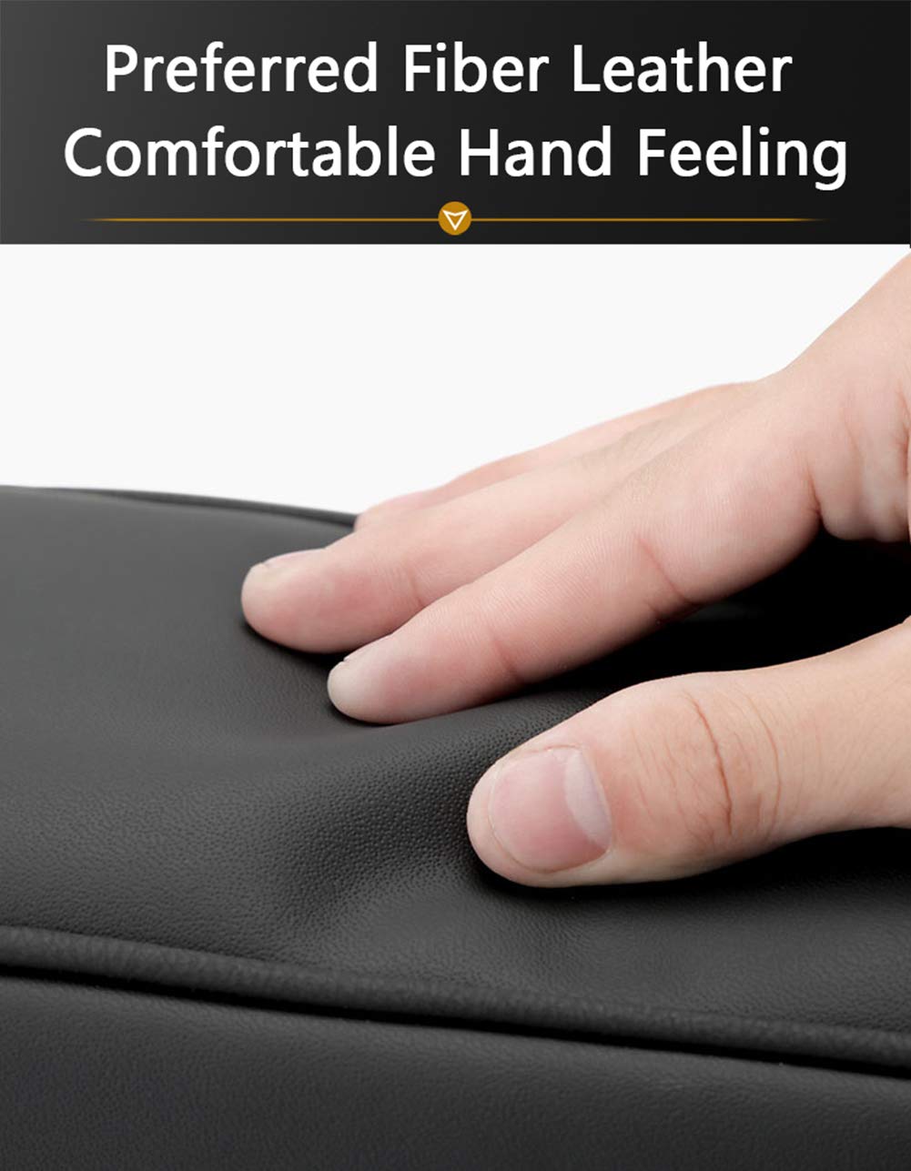 QHCP Universal Car Tissue Box Holder - Leather Hanging Tissue Bag for Armrest & Seat Back, Sunshade Auto Accessory | Perfect for Road Trips, Commuting & Family Travel