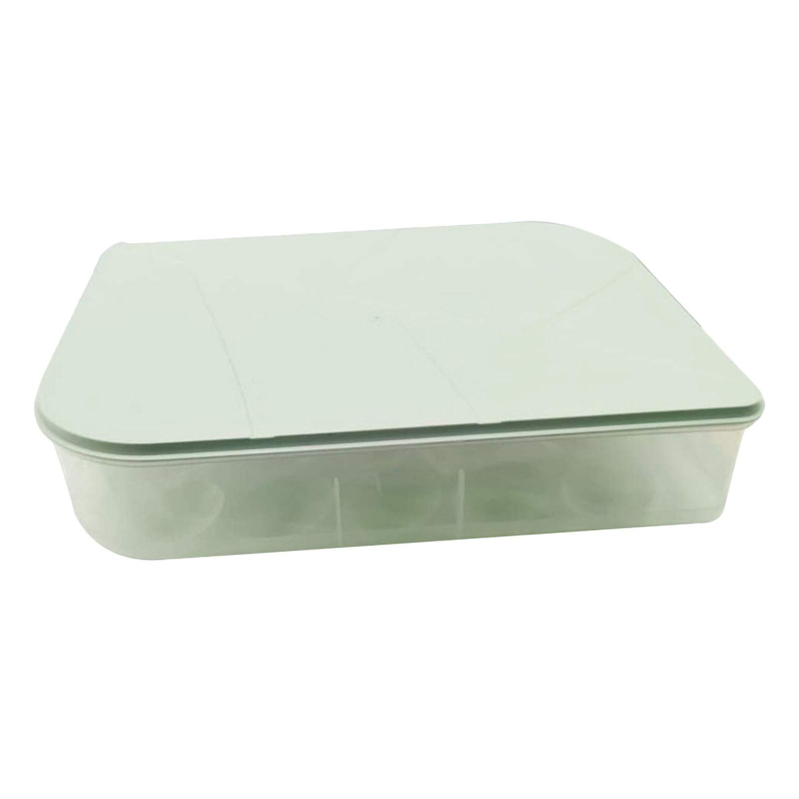 6#AX Kitchen 20 Egg Storage Container - Refrigerator Fresh Keeper, Portable Egg Holder for Picnic, Camping & Travel - BPA Free Plastic Egg Box for Home & Outdoor Use