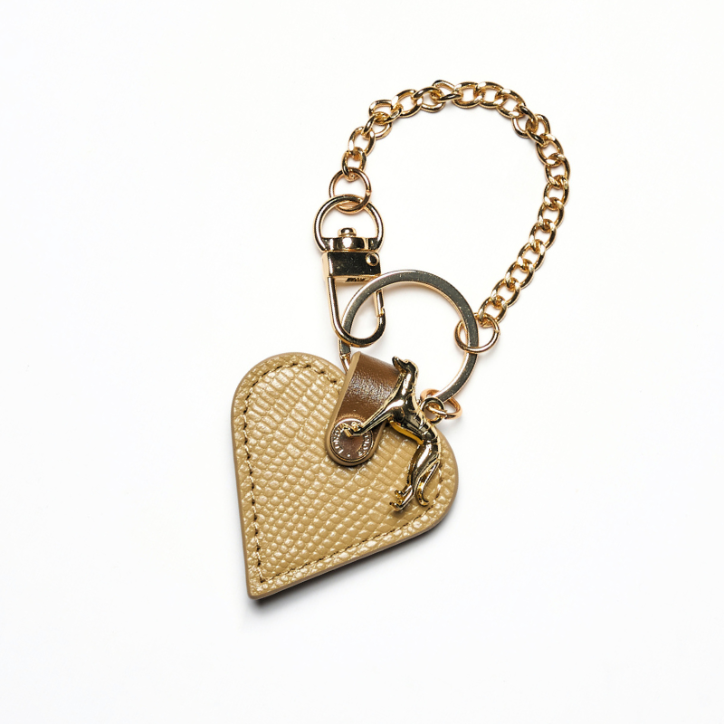 Palais Leather Heart Bag Charm - Elegant & Stylish Keychain for Handbags, Backpacks & Purses - Perfect Gift for Women & Fashion Accessories