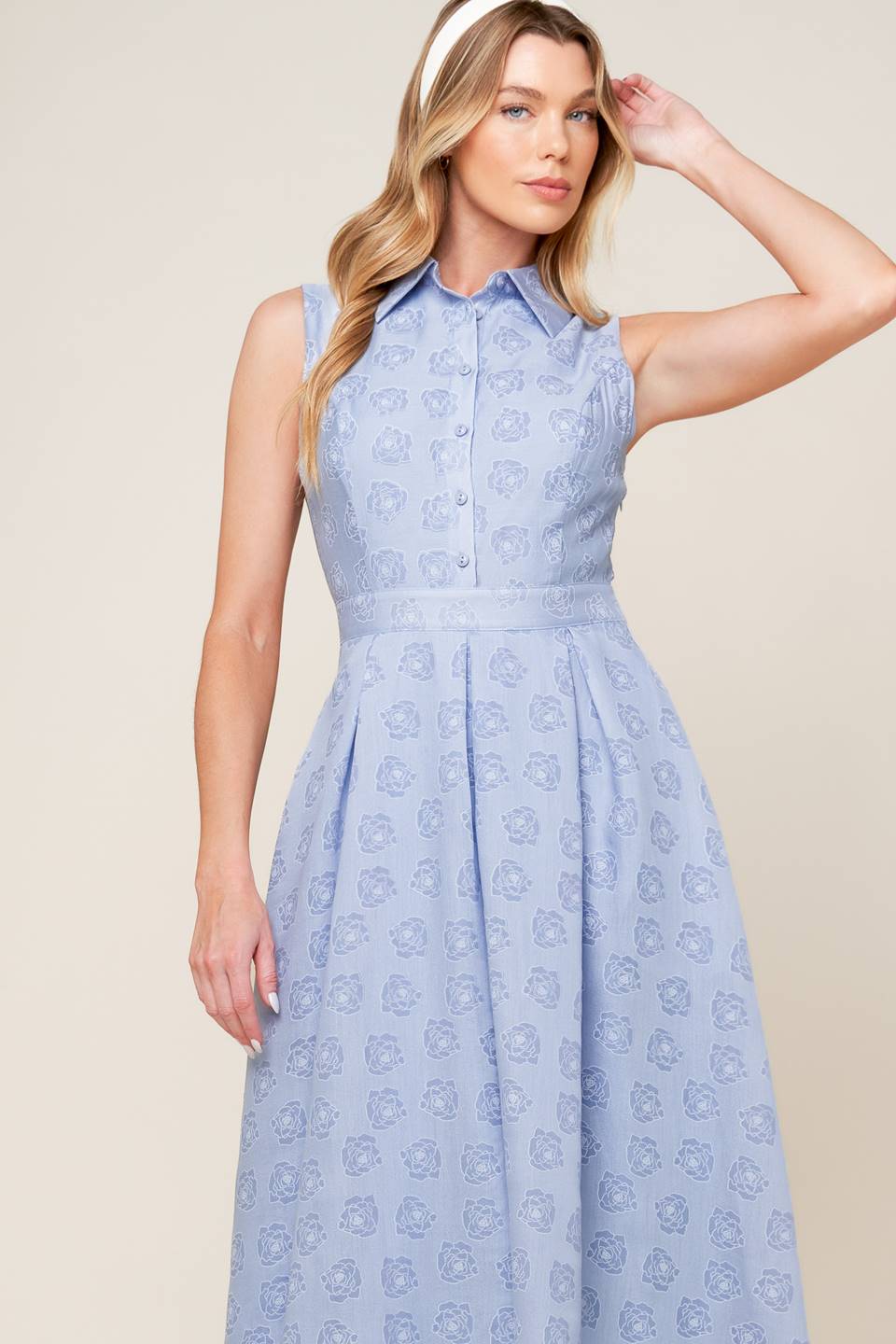 Elegant Woven Midi Dress for Women - Grand Entrance Style - Perfect for Weddings, Parties & Special Occasions