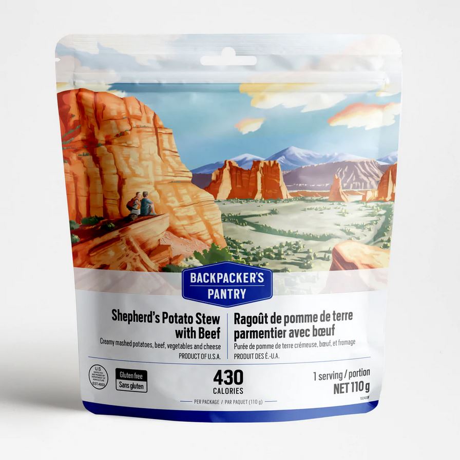 Backpacker's Pantry Shepherd's Potato Stew with Beef - Freeze Dried Camping Meal, Lightweight & Easy to Prepare - Perfect for Hiking, Backpacking & Emergency Food Supply