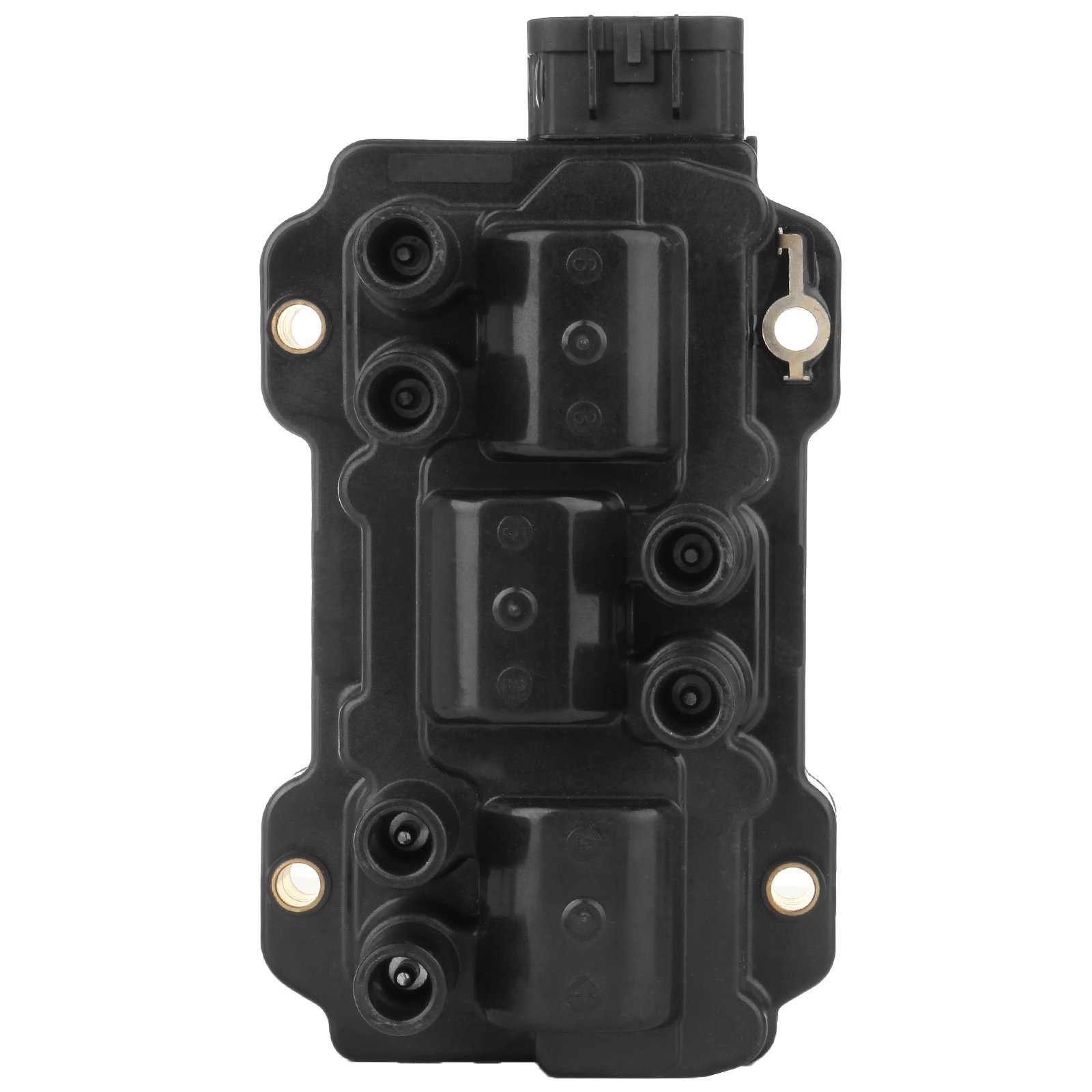 High Performance Ignition Coil Pack Compatible with Chevy, GMC, Pontiac Torrent, Saturn Aura & Buick Rendezvous V6 3.4L 3.5L 3.9L 4.3L (2005-2014 Models) - OE UF434 C1521 5C1564 Replacement - Perfect for Engine Misfire Fix & Smooth Acceleration