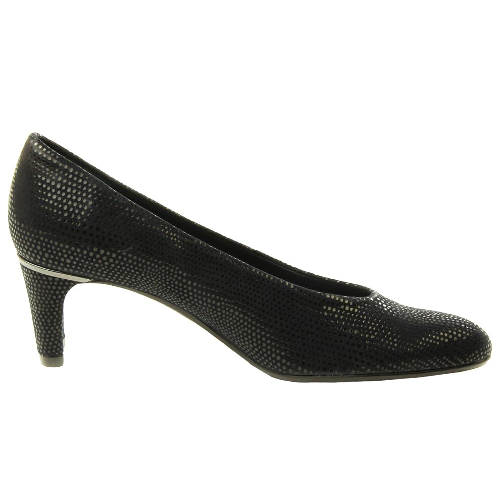 VANELi Women's Glitter Round Toe Block Heel Pumps - 1-2
