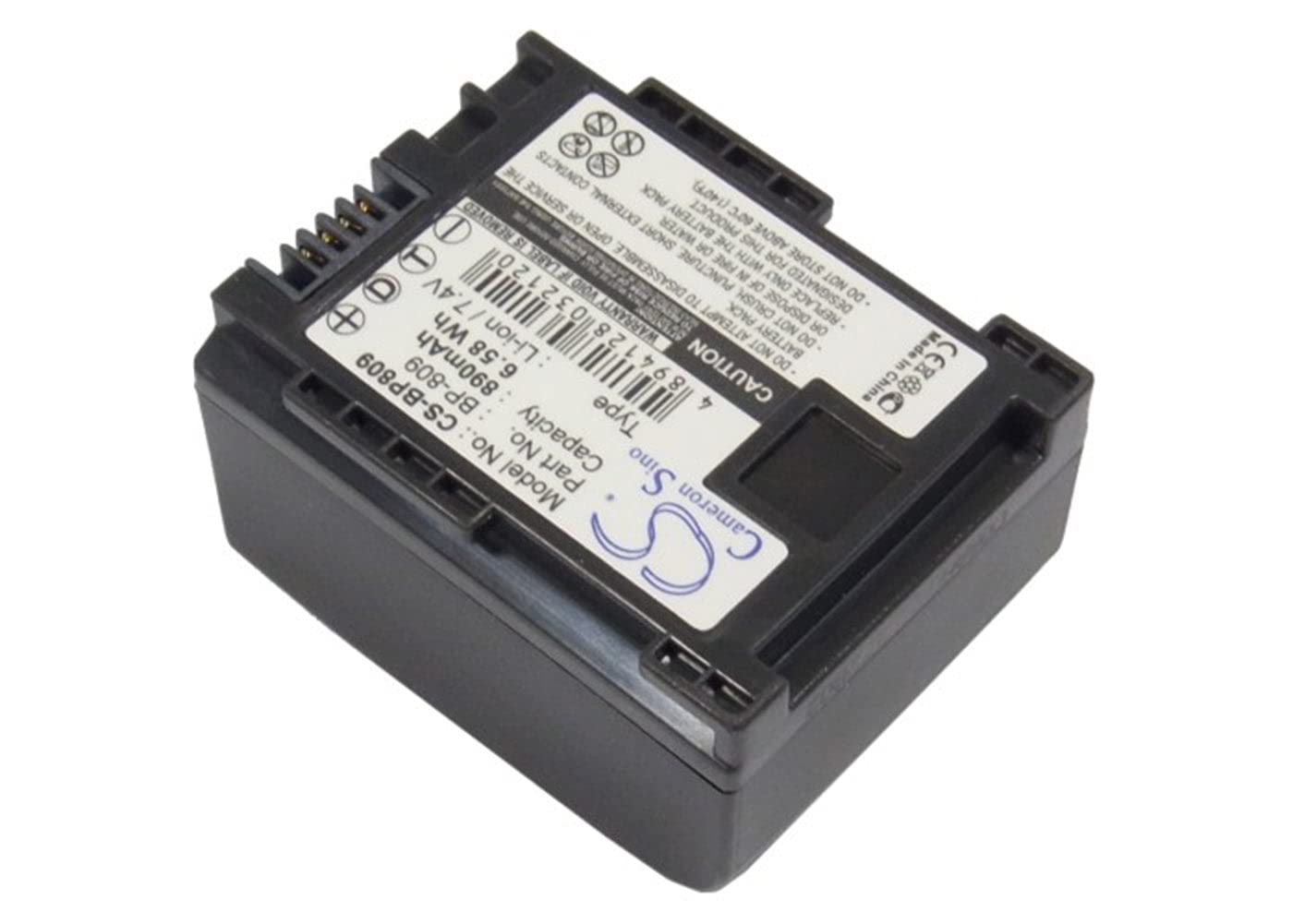 VINTRONS 890mAh Replacement Battery for Canon FS11 & Vixia FS10 Camcorder - High Capacity Power Solution for Travel Vlogging and Home Video Recording