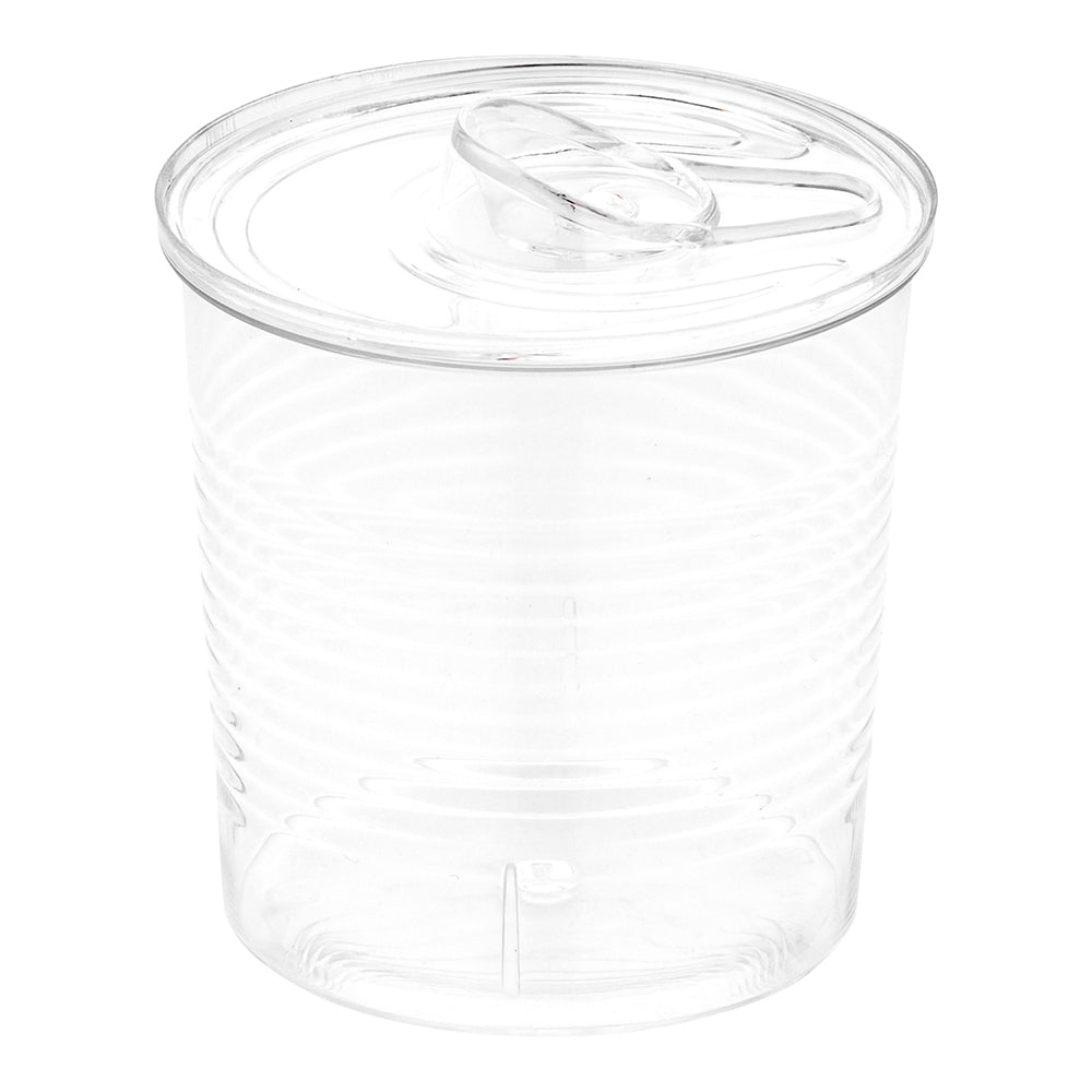 4 oz Clear Round Plastic Storage Containers with Lids - 2.5