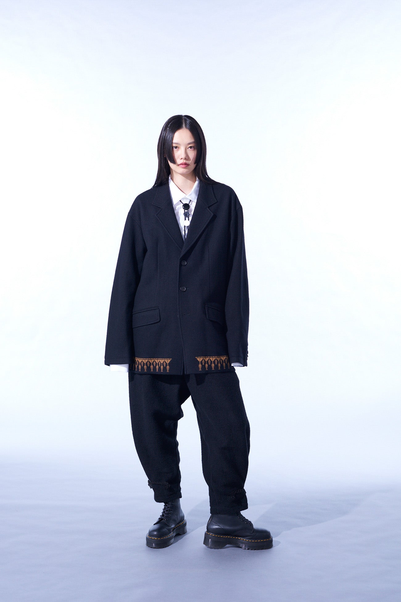 Ethnic Embroidered Jacket for Women - Soft Compressed Jersey Fabric - Stylish Outerwear for Casual Wear, Festivals & Travel