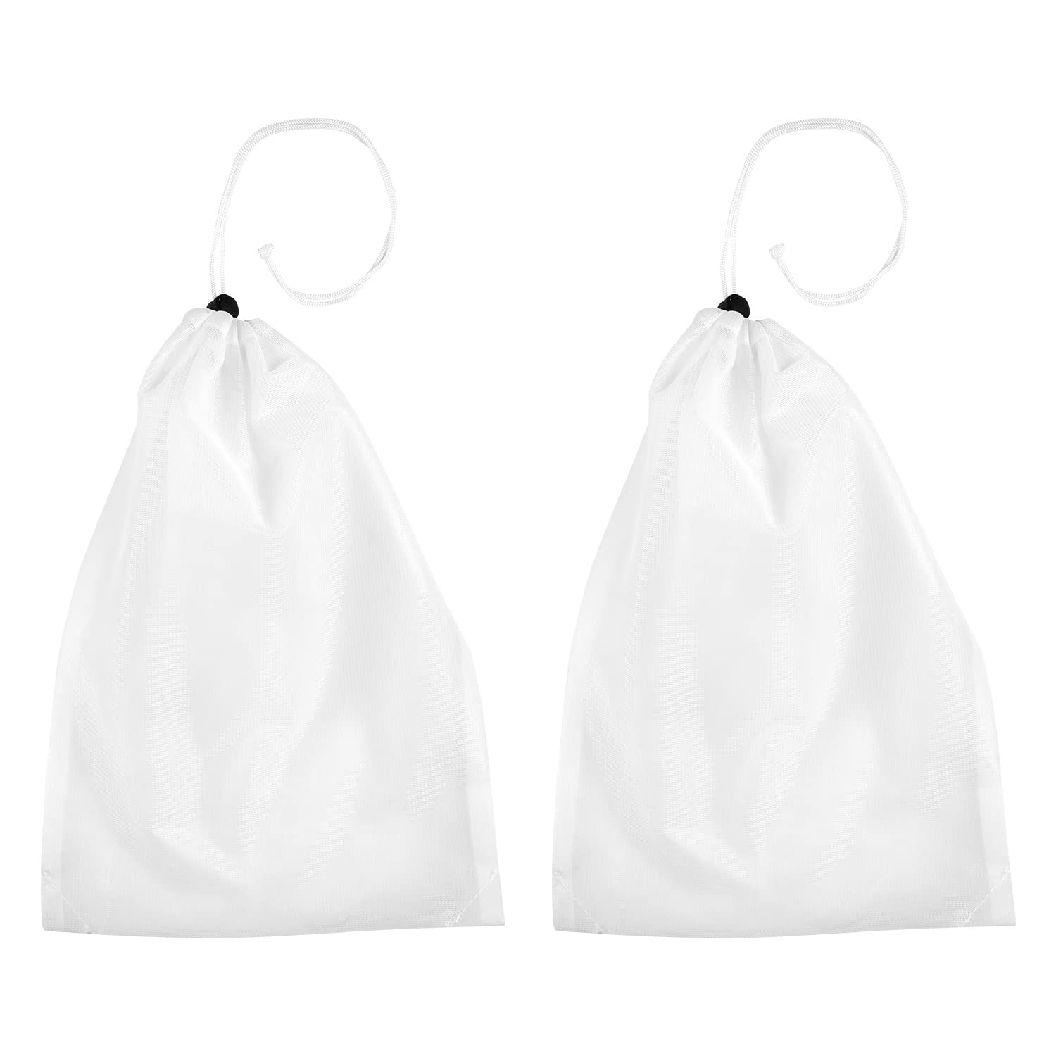 SAVITA 2-Pack 8x12 Inch Pool Vacuum Bags Replacement - Fine Mesh Leaf Net for Swimming Pools, Ponds & Aquariums - Compatible with Pull-N-Lock Cord Pool Cleaners - Perfect for Pool Maintenance and Water Filtration