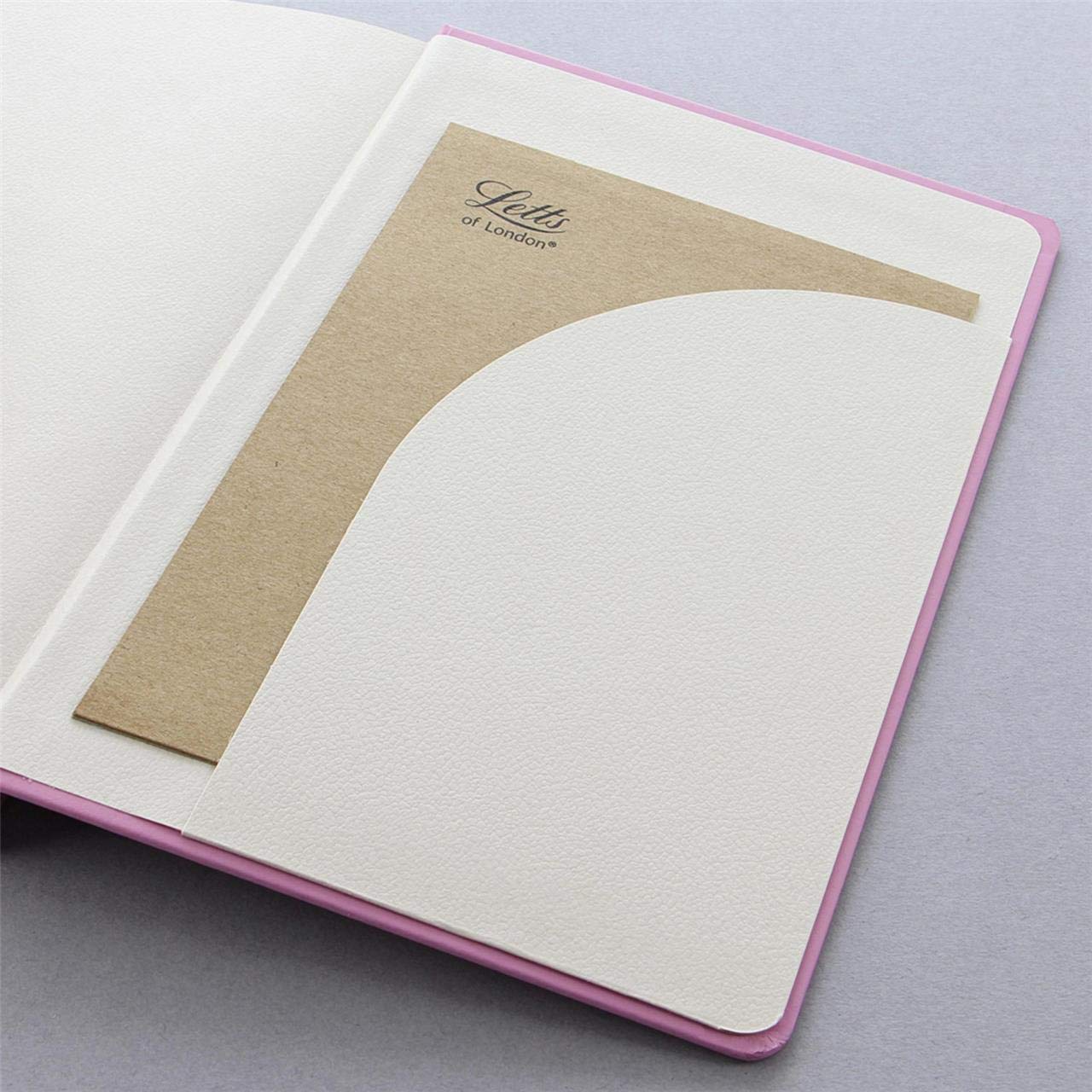 Letts Icon Travel Journal - Pink Leather Diary for Writing, Note Taking & Adventure Planning | Perfect for Travelers, Journaling & Gift Giving