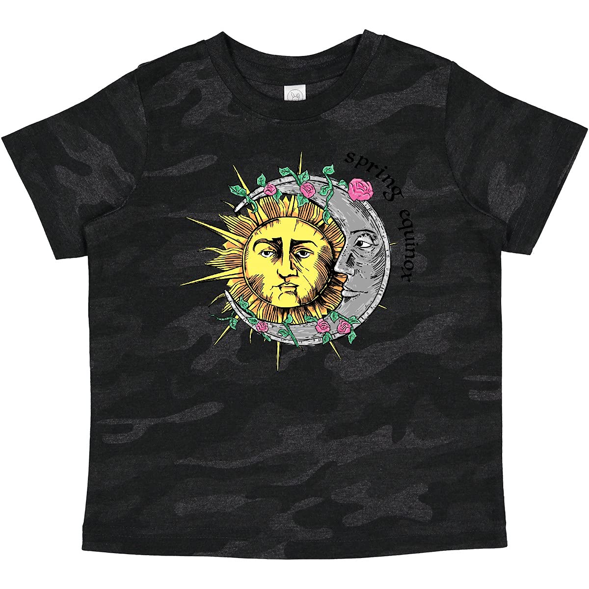 Inktastic 1st Day of Spring Sun and Moon Equinox Baby T-Shirt - Cute Spring Outfit for Infants & Toddlers - Perfect for Spring Celebrations, Easter, and Seasonal Photoshoots