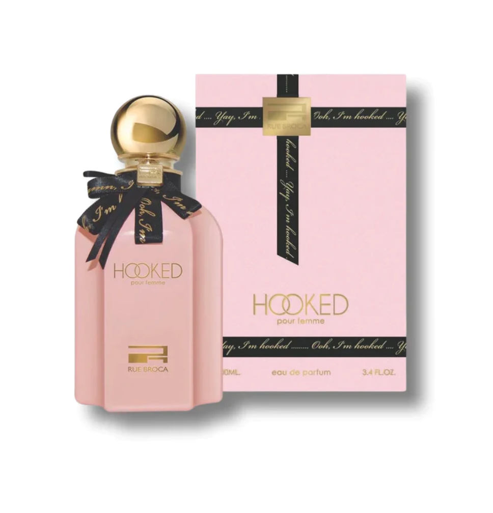 Afnan Rue Broca Hooked Pour Femme 100ML EDP Spray for Women - Long Lasting Floral Fragrance for Date Night & Special Occasions
