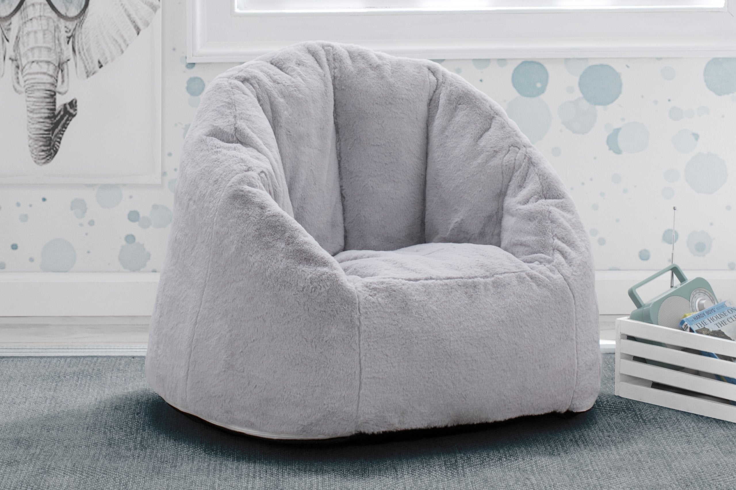 **Cozy Fluffy Chair for Toddlers - Soft Kids Armchair for Ages 2-6 Years - Perfect for Nursery, Playroom & Reading Nook**