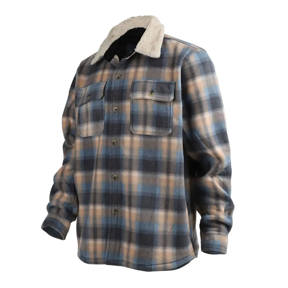 Men's Flannel Jacket - Soft Plaid Shirt Jacket for Men, Lightweight & Warm Outdoor Wear - Perfect for Camping, Hiking & Casual Fall Fashion