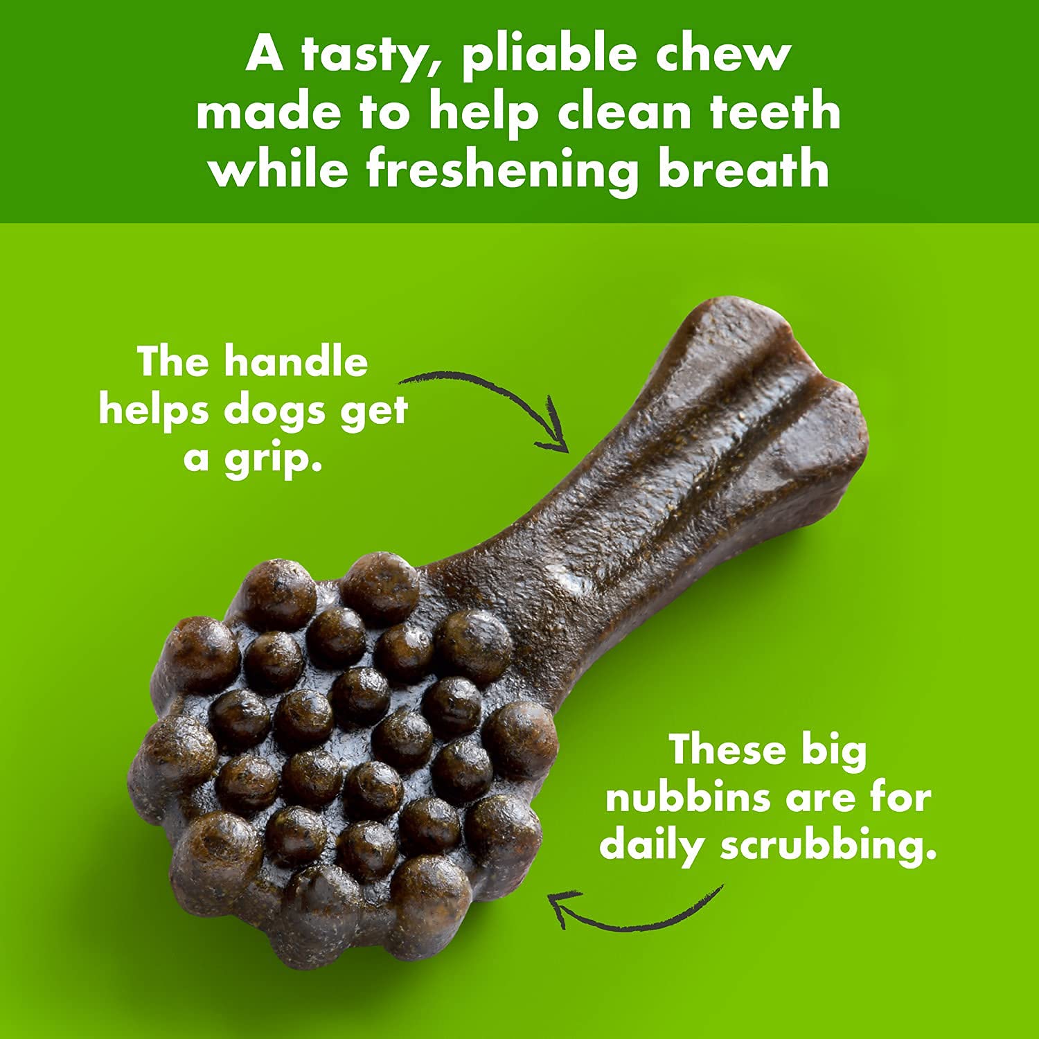 Chewsday Small Cinnamon Dental Dog Chews - Natural, Highly Digestible Oral Health Treats for Healthy Gums & Teeth - Made in USA - 28 Count - Perfect for Daily Teeth Cleaning & Fresh Breath