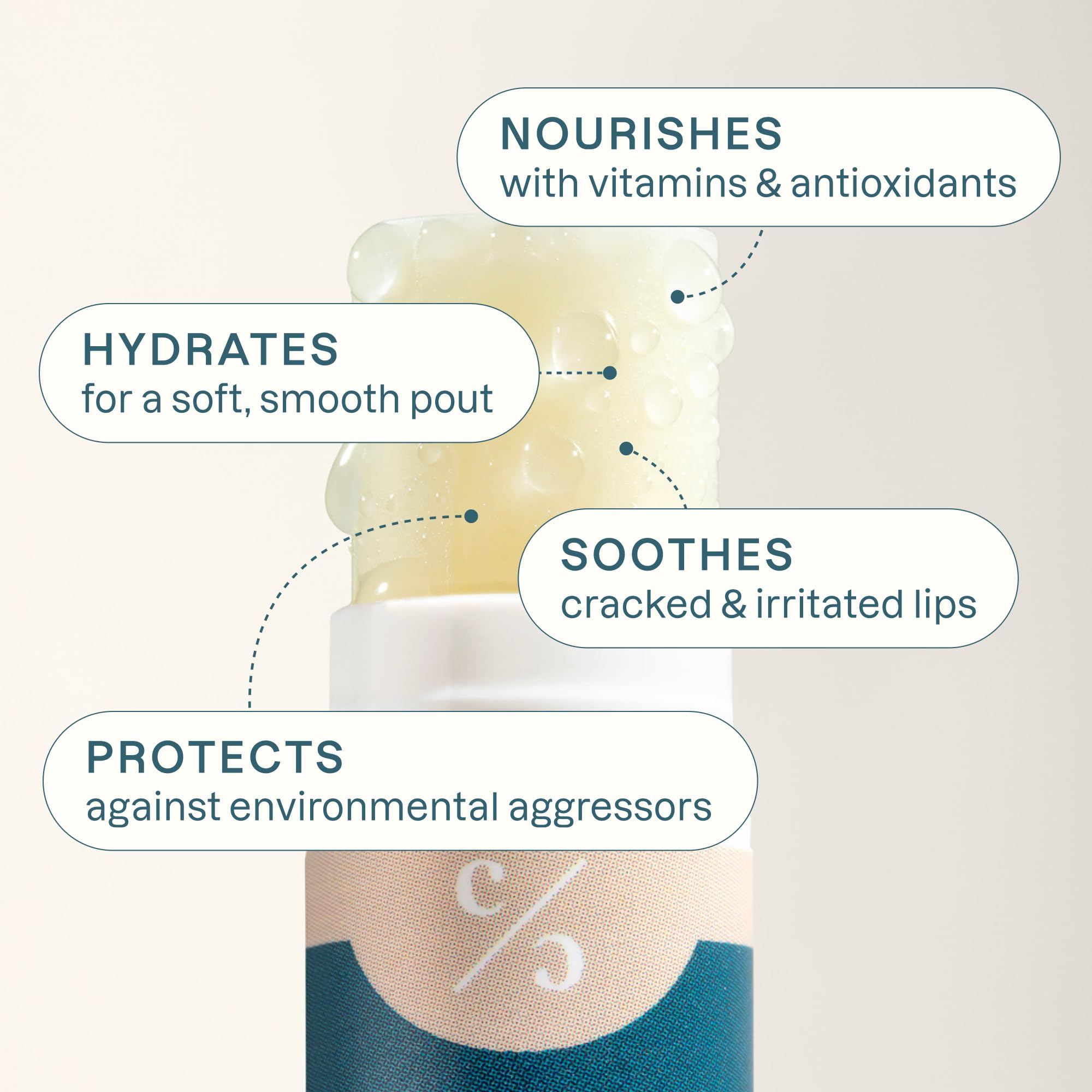 Cliganic USDA Organic Lip Balm 2-Pack, Sweet Mint Flavor - Moisturizing & Healing for Dry, Chapped Lips - Perfect for Winter, Outdoor Activities & Daily Lip Care