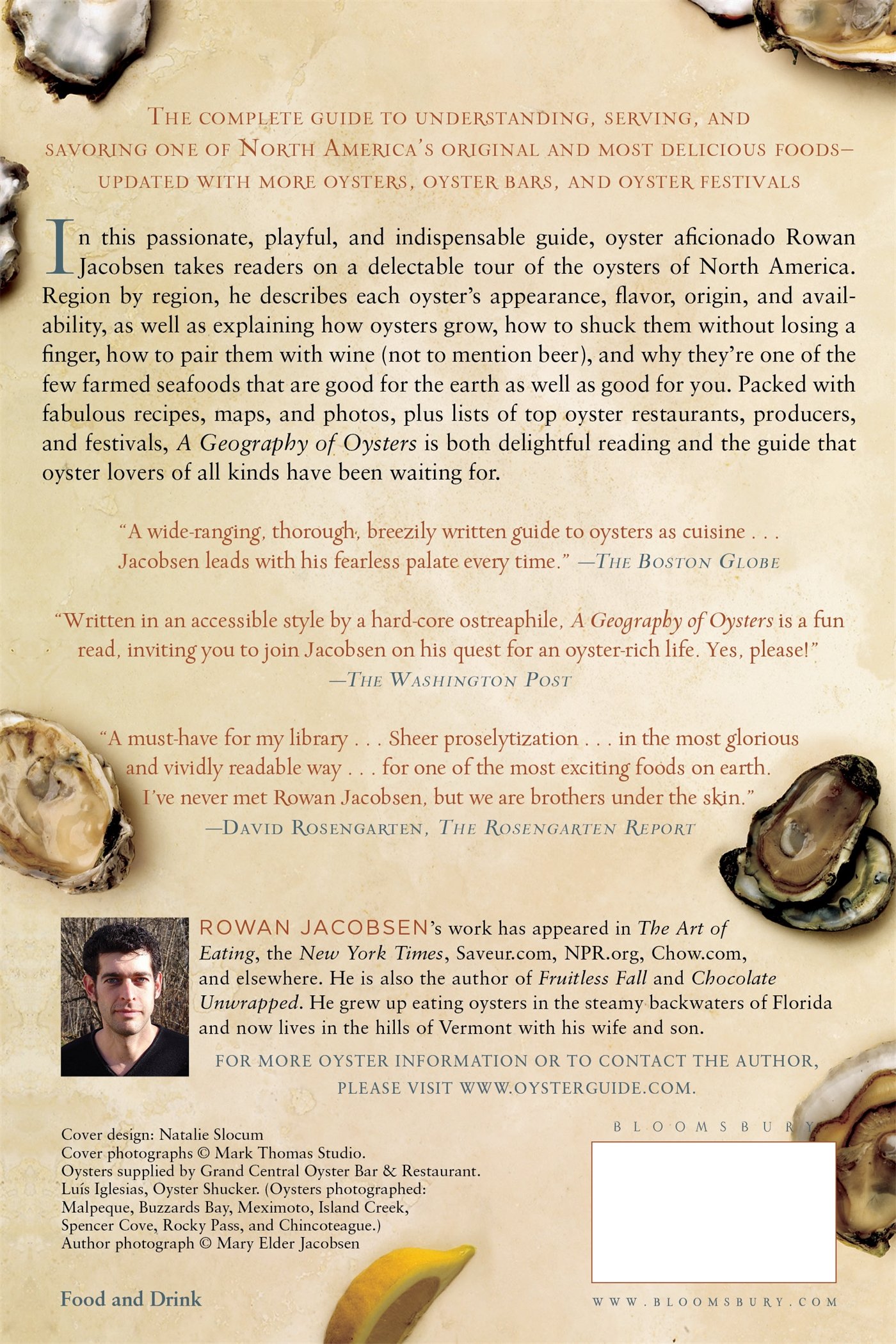 A Geography of Oysters: The Connoisseur's Guide to Oyster Eating in North America | Best Oyster Guide Book for Seafood Lovers | Perfect for Gourmet Dining & Coastal Travel