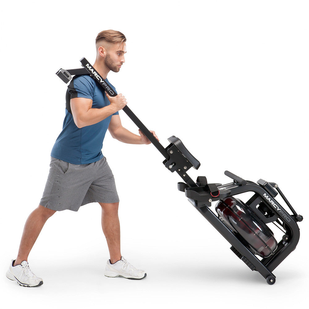 Marcy NS-6070RW Water Rower Machine - Premium Home Fitness Equipment for Full-Body Workout | Perfect for Home Gym, Cardio Training & Low-Impact Exercise